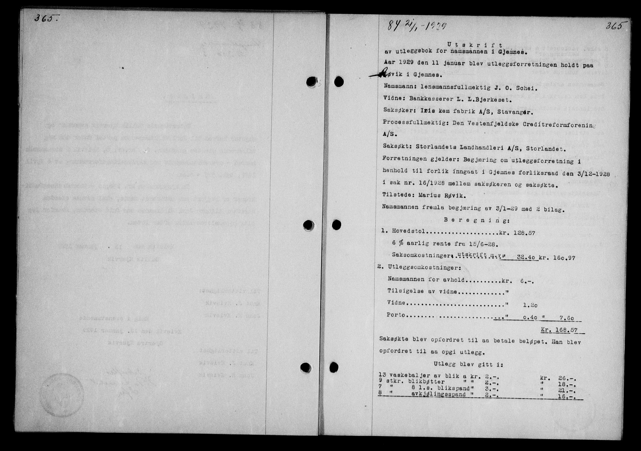 Nordmøre sorenskriveri, AV/SAT-A-4132/1/2/2Ca/L0065: Mortgage book no. 55, 1928-1929, Deed date: 21.01.1929