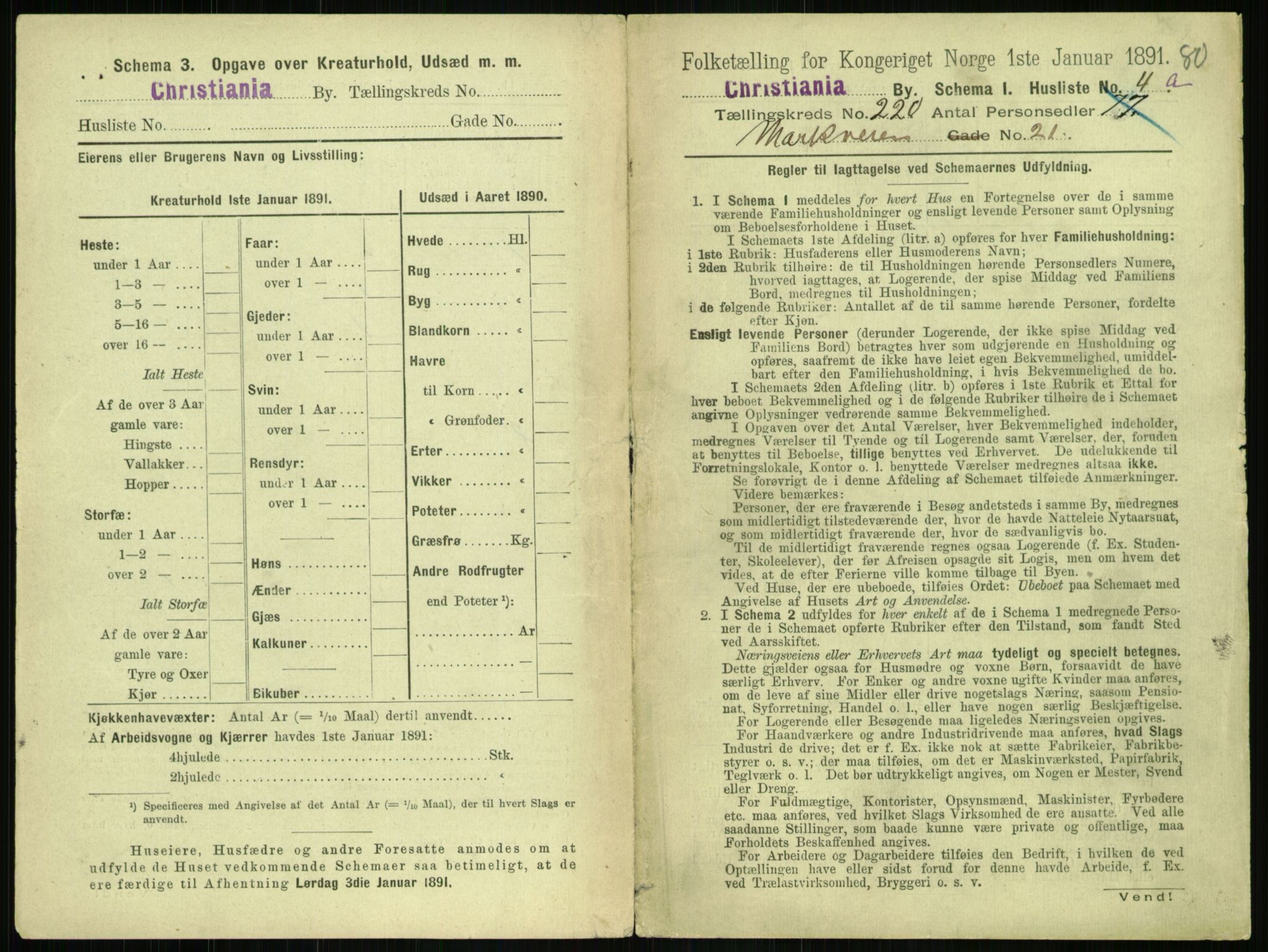 RA, 1891 census for 0301 Kristiania, 1891, p. 130653