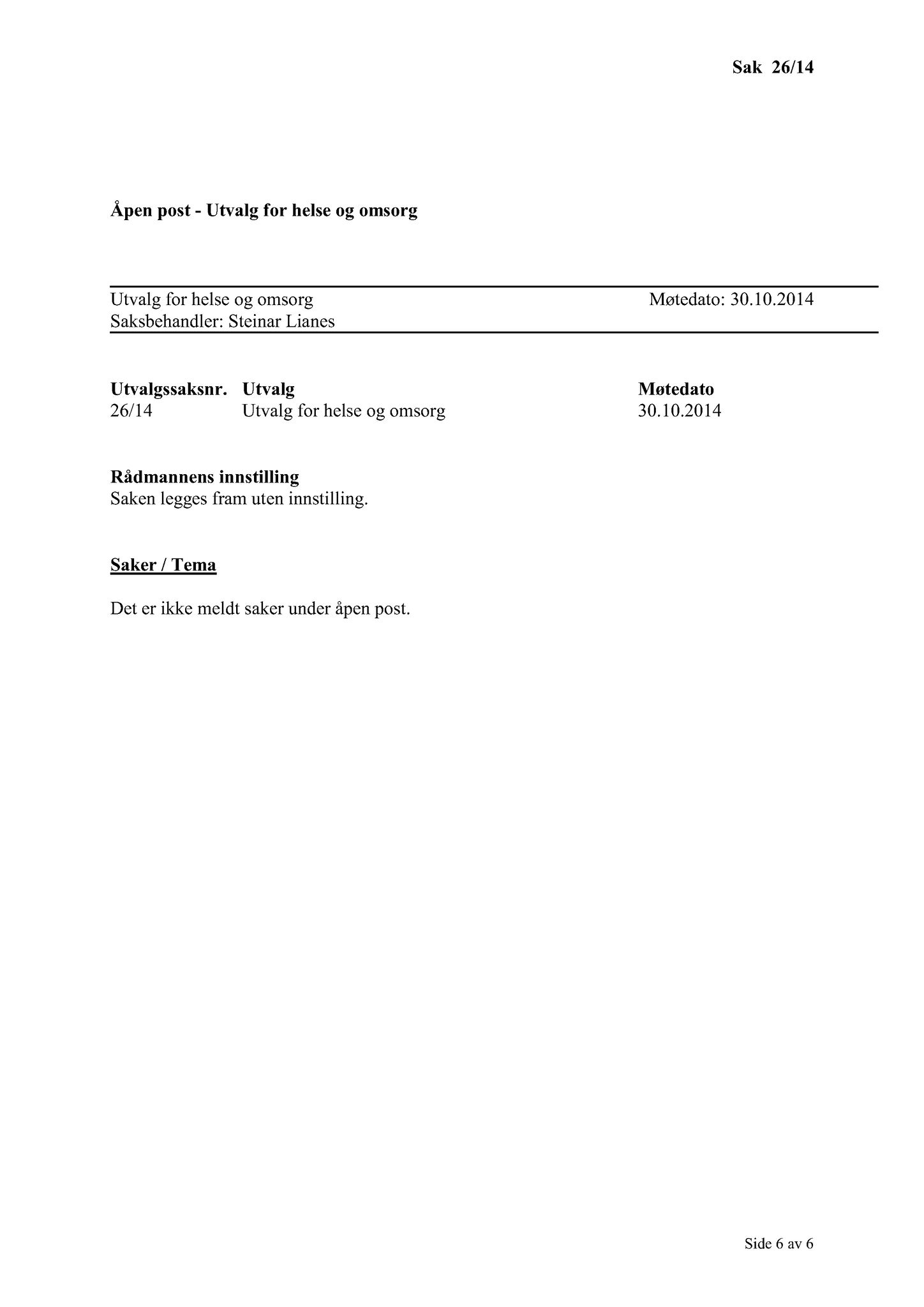 Klæbu Kommune, TRKO/KK/05-UOm/L005: Utvalg for omsorg - Møtedokumenter, 2014, p. 135
