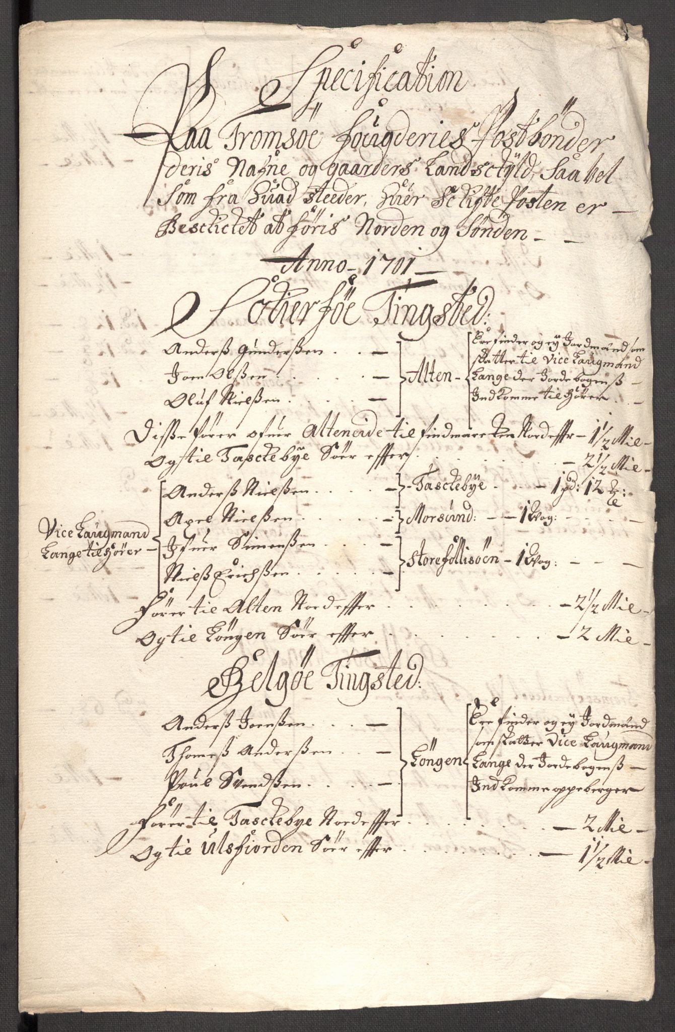 Rentekammeret inntil 1814, Reviderte regnskaper, Fogderegnskap, AV/RA-EA-4092/R68/L4755: Fogderegnskap Senja og Troms, 1700-1704, p. 203