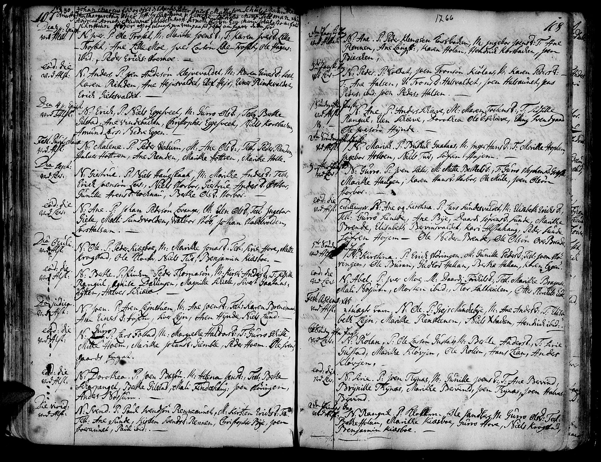 Ministerialprotokoller, klokkerbøker og fødselsregistre - Nord-Trøndelag, AV/SAT-A-1458/717/L0141: Parish register (official) no. 717A01, 1747-1803, p. 107-108
