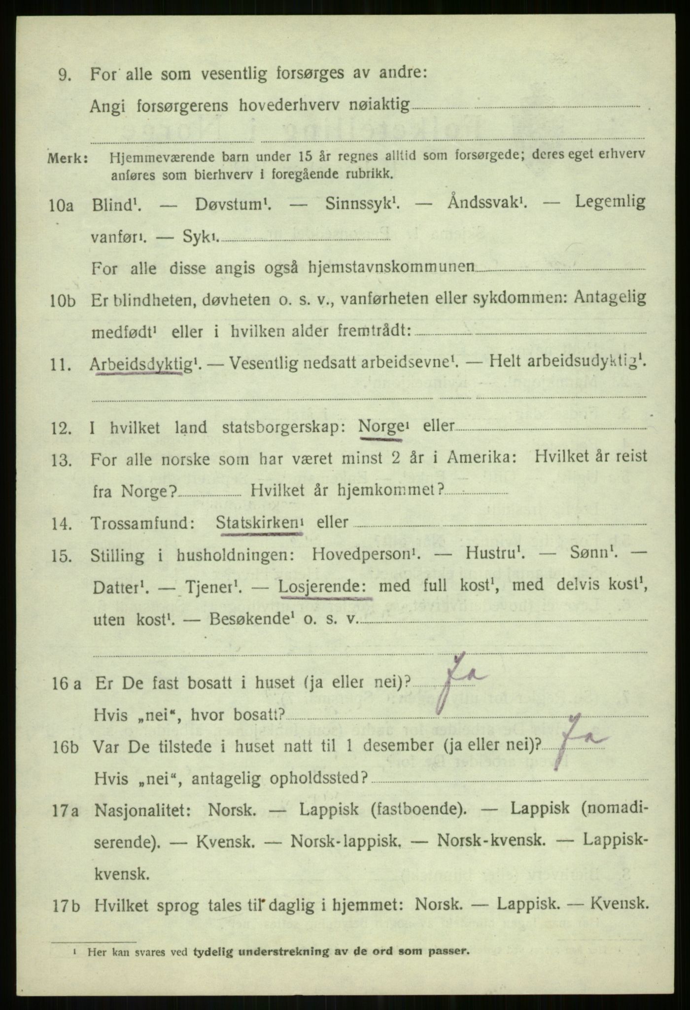 SATØ, 1920 census for Målselv, 1920, p. 2422