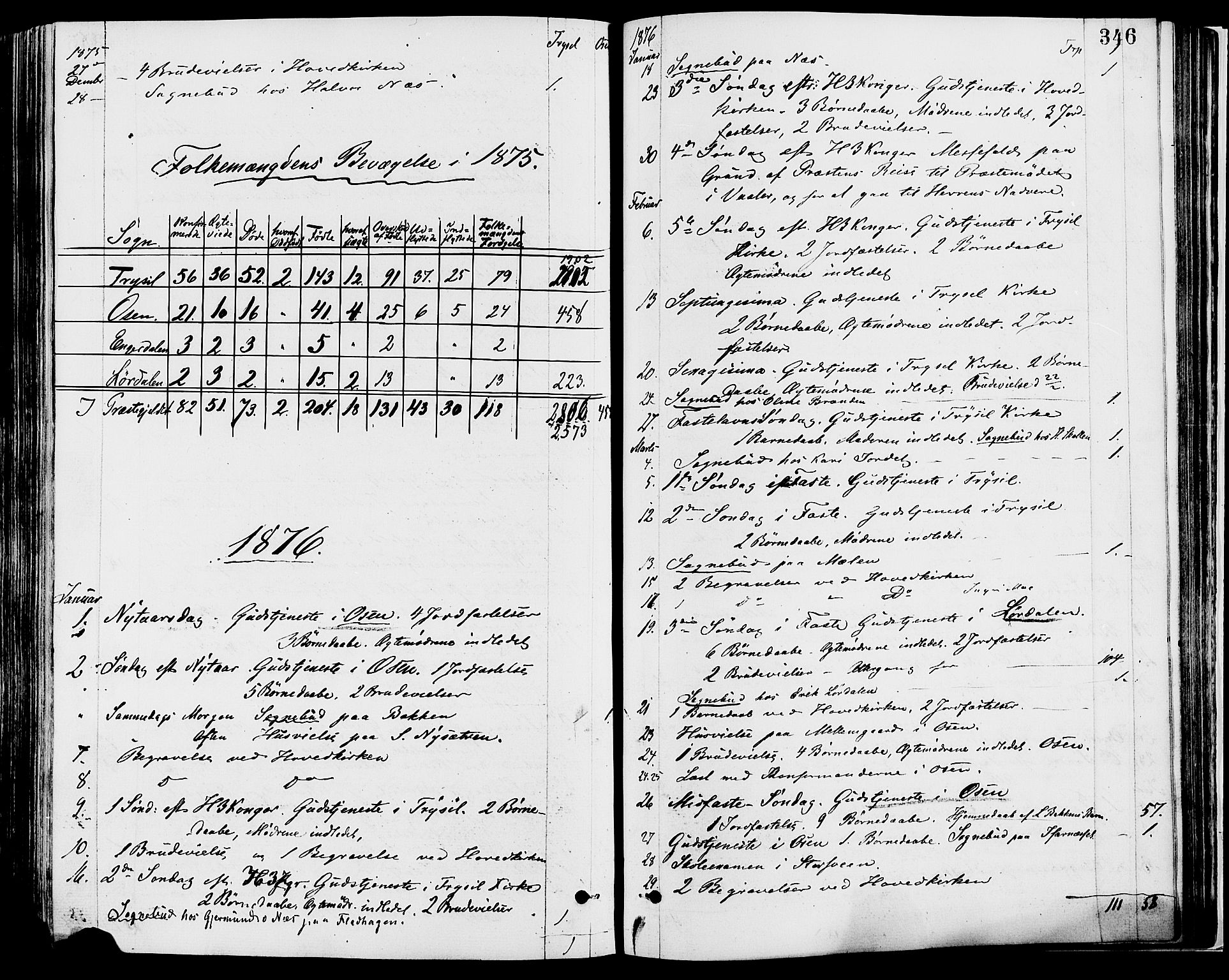 Trysil prestekontor, AV/SAH-PREST-046/H/Ha/Haa/L0007: Parish register (official) no. 7, 1874-1880, p. 346