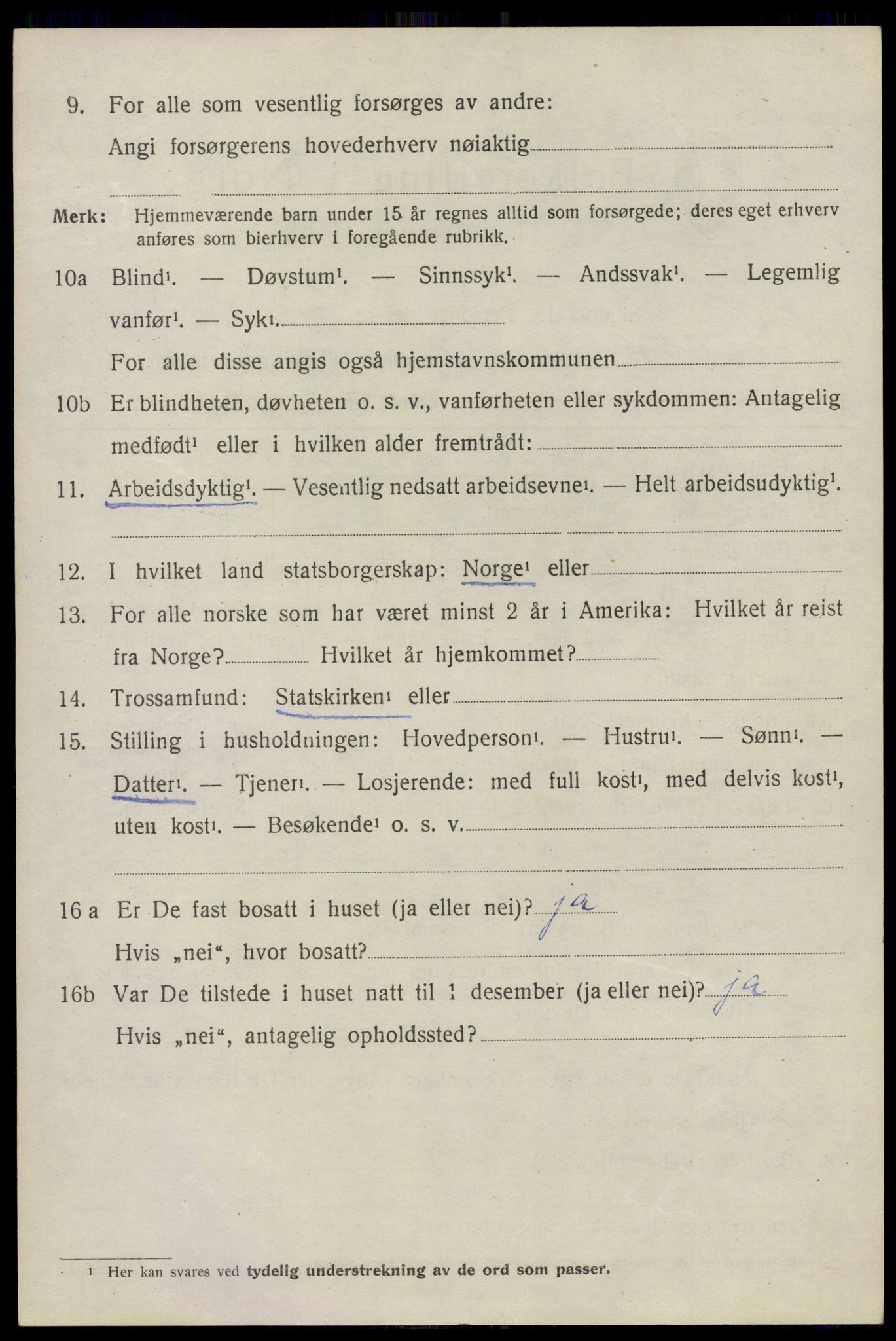 SAO, 1920 census for Skedsmo, 1920, p. 9062