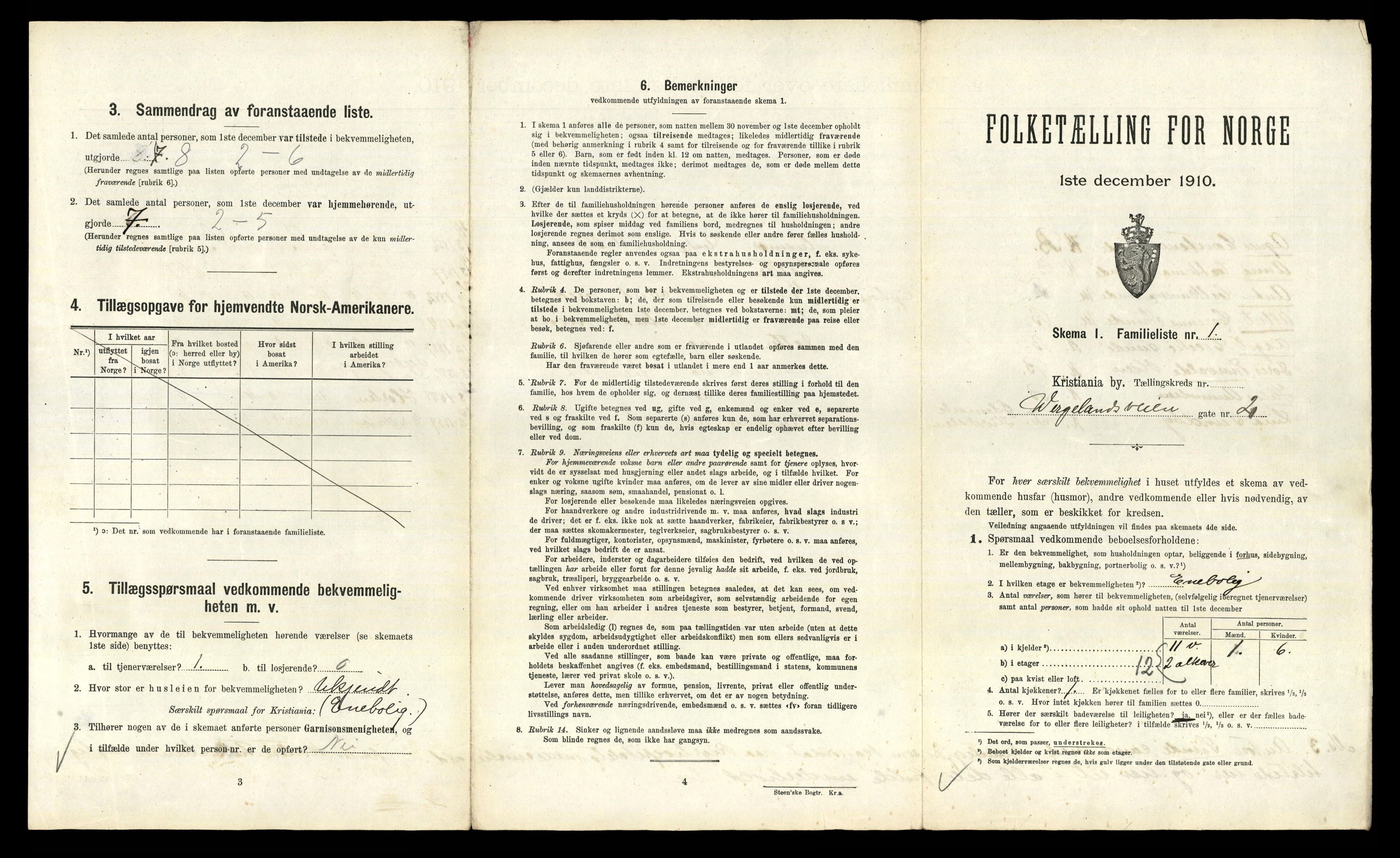 RA, 1910 census for Kristiania, 1910, p. 122801