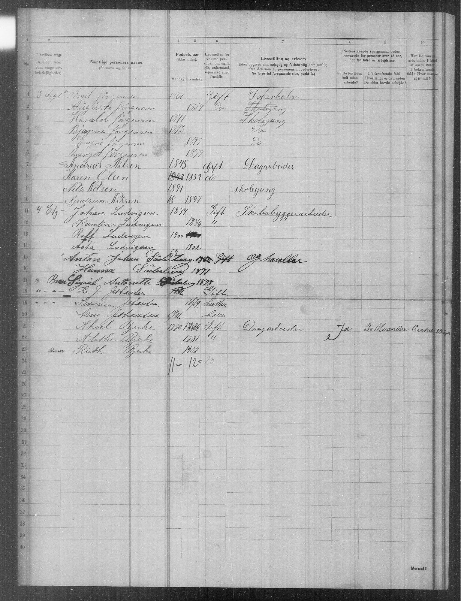 OBA, Municipal Census 1902 for Kristiania, 1902, p. 17548