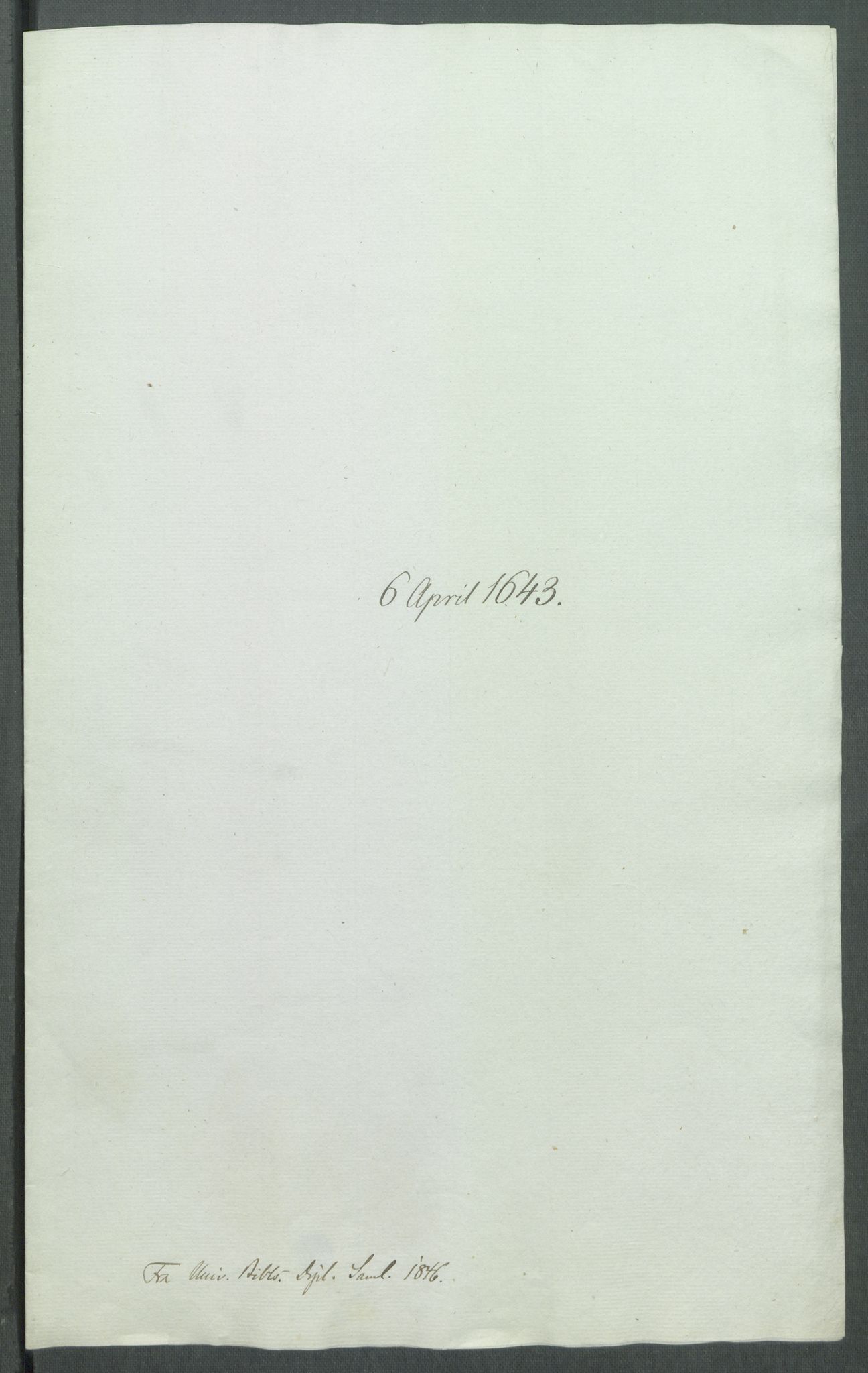 Riksarkivets diplomsamling, RA/EA-5965/F02/L0157: Dokumenter, 1643, p. 60