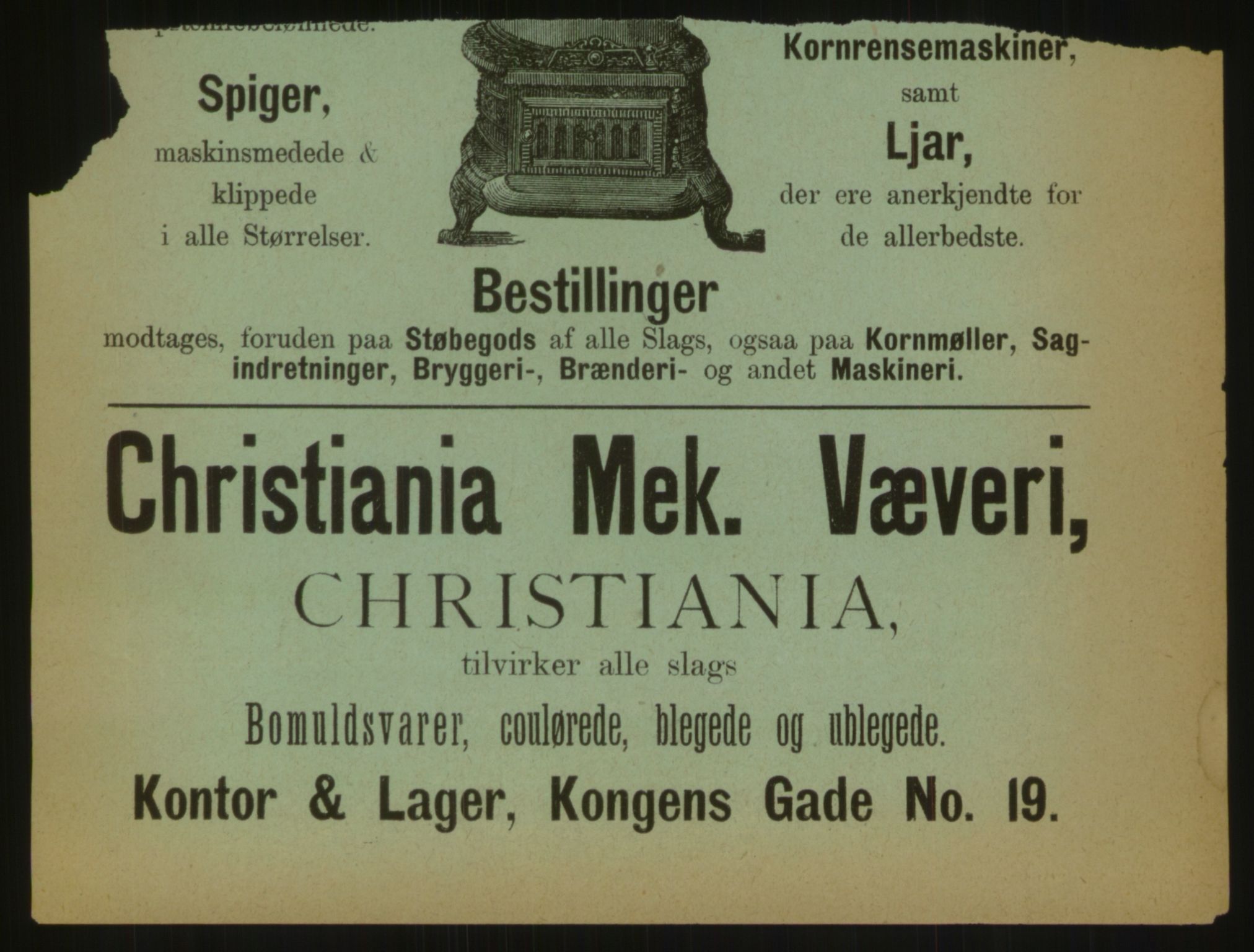 Kristiania/Oslo adressebok, PUBL/-, 1883, p. 13