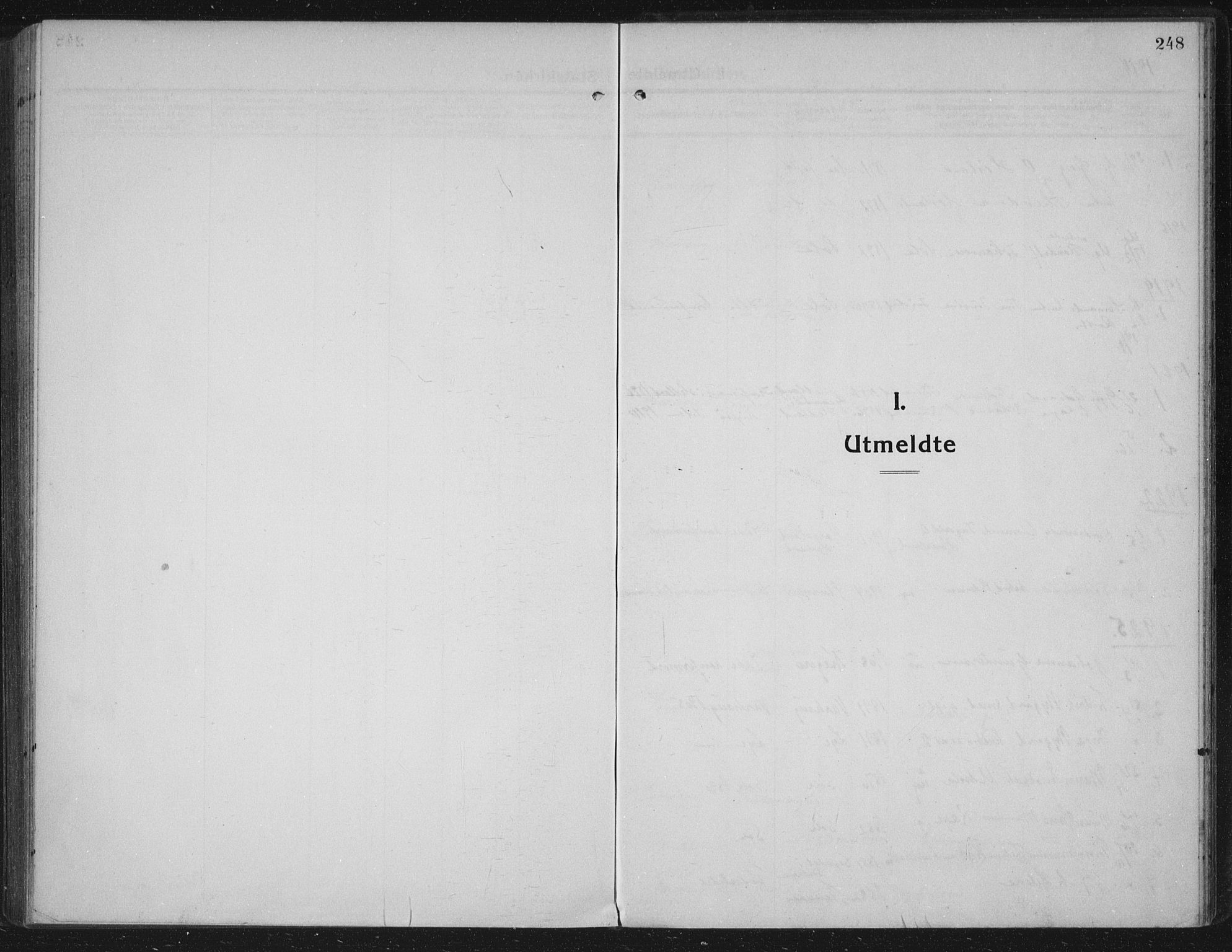 Håland sokneprestkontor, SAST/A-101802/002/C/L0001: Parish register (official) no. A 14, 1913-1927, p. 248