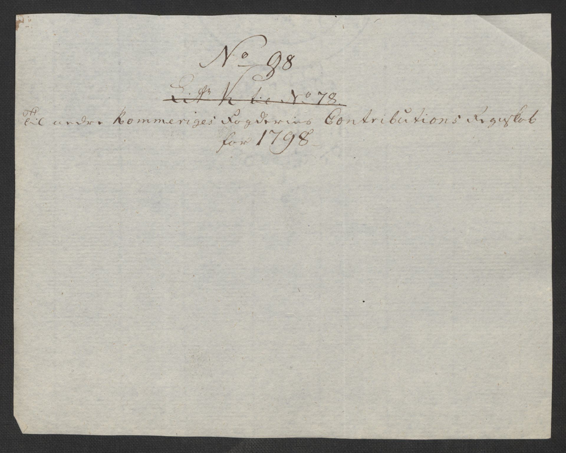 Rentekammeret inntil 1814, Reviderte regnskaper, Fogderegnskap, RA/EA-4092/R11/L0674: Fogderegnskap Nedre Romerike, 1798, p. 337