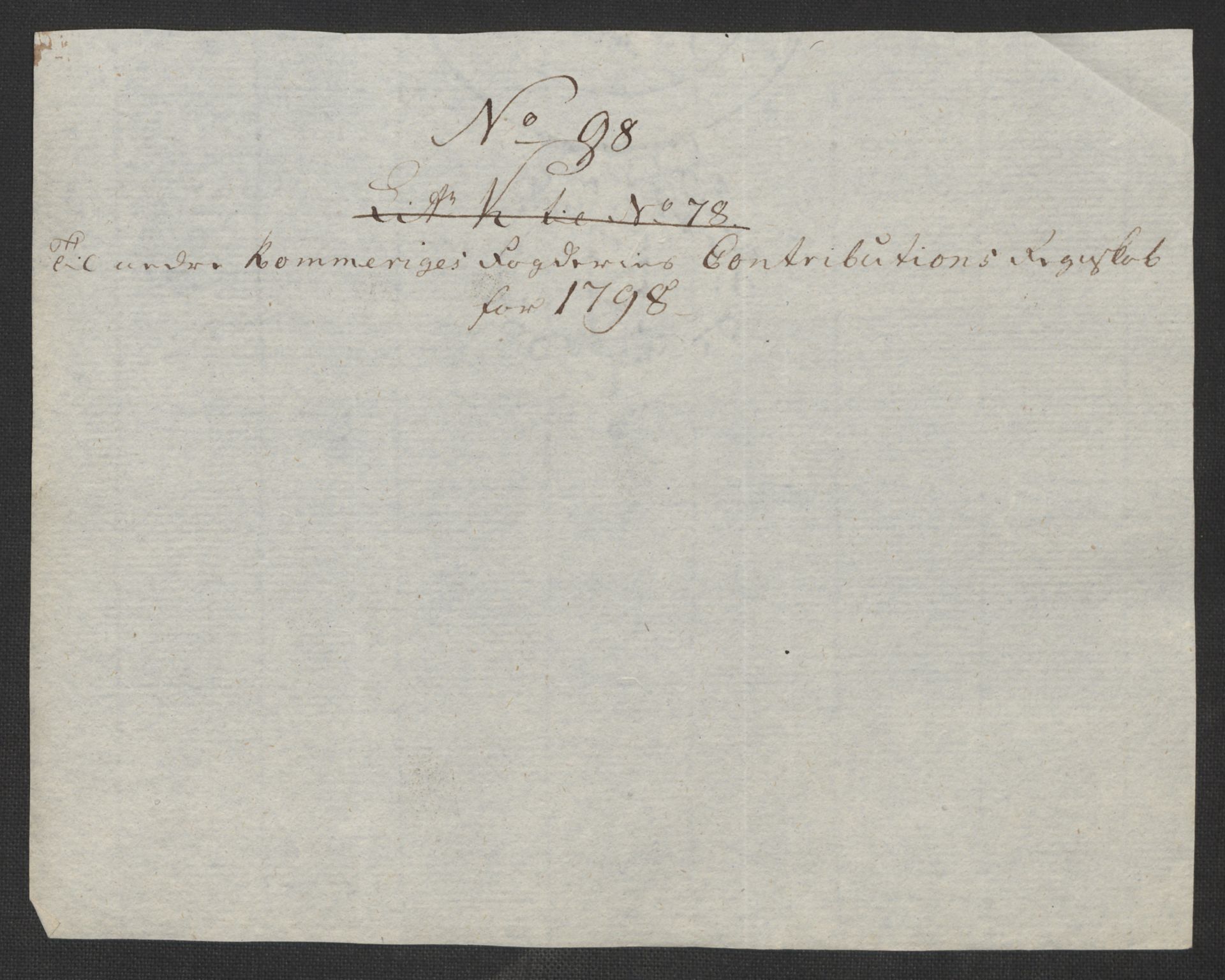 Rentekammeret inntil 1814, Reviderte regnskaper, Fogderegnskap, AV/RA-EA-4092/R11/L0674: Fogderegnskap Nedre Romerike, 1798, p. 337