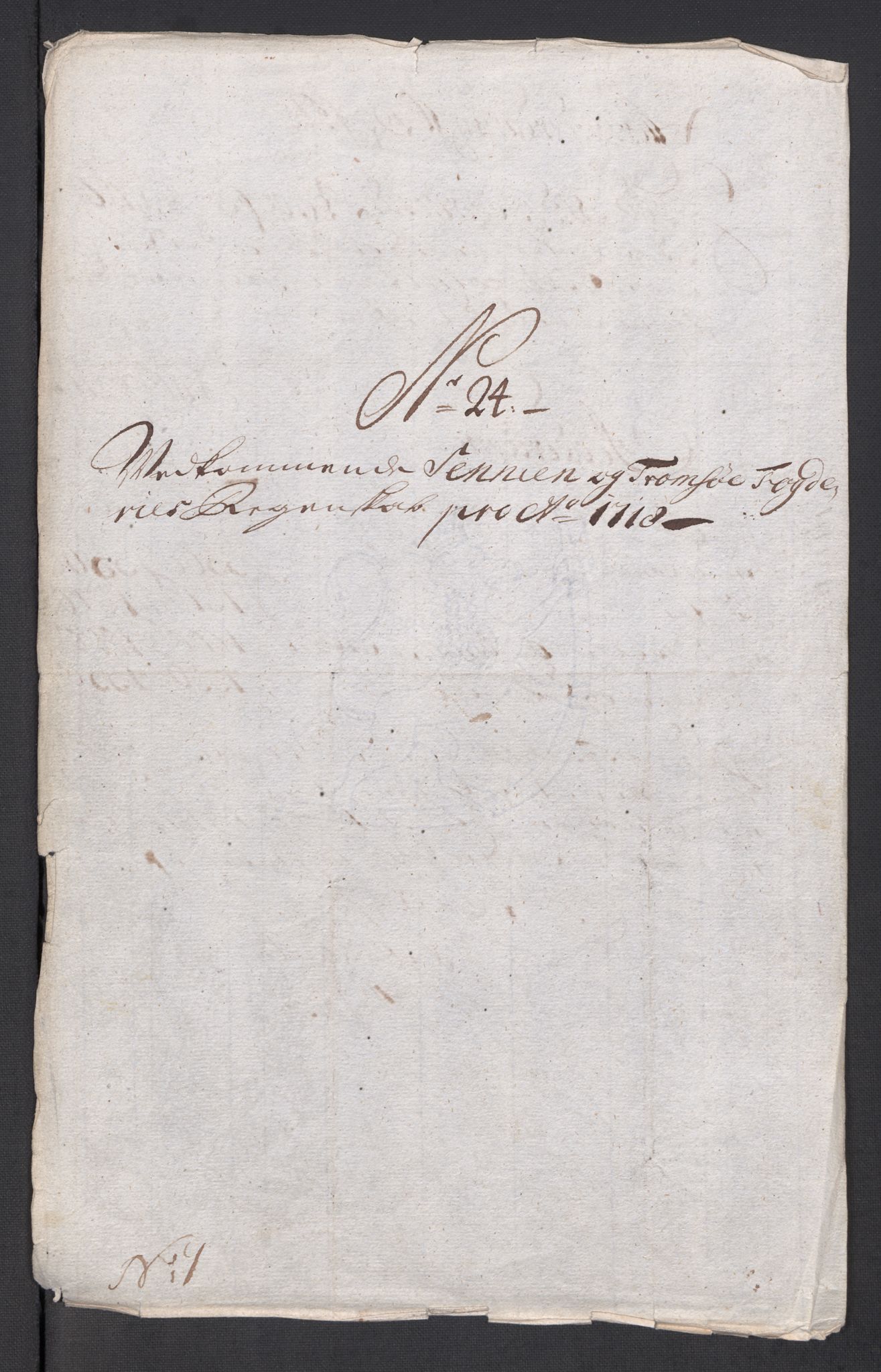 Rentekammeret inntil 1814, Reviderte regnskaper, Fogderegnskap, AV/RA-EA-4092/R68/L4764: Fogderegnskap Senja og Troms, 1718, p. 140