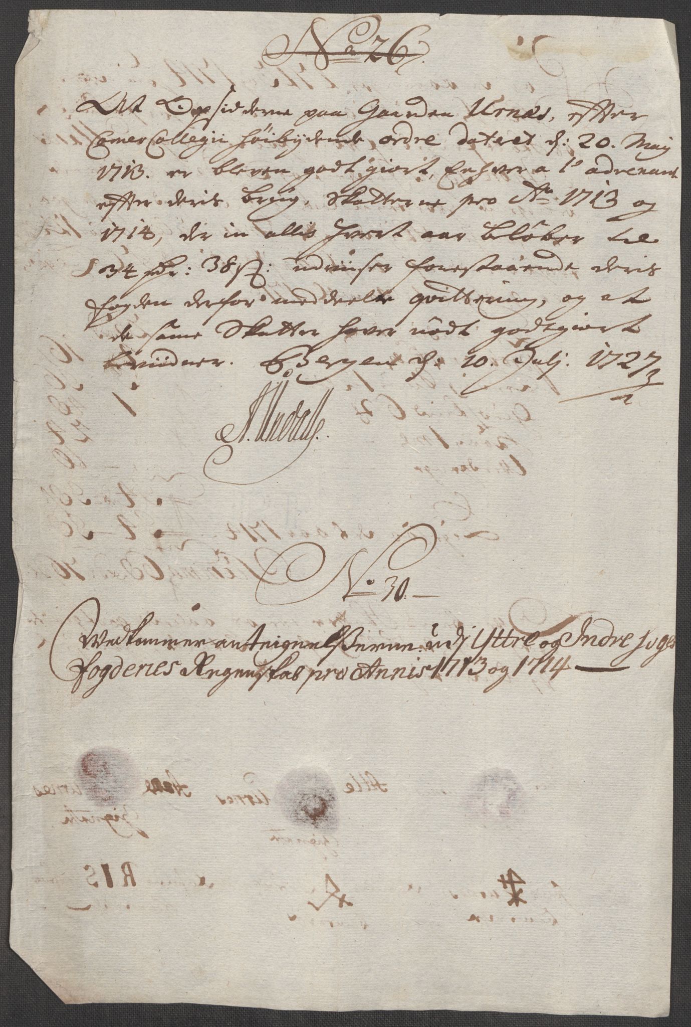 Rentekammeret inntil 1814, Reviderte regnskaper, Fogderegnskap, RA/EA-4092/R52/L3319: Fogderegnskap Sogn, 1713-1714, p. 572