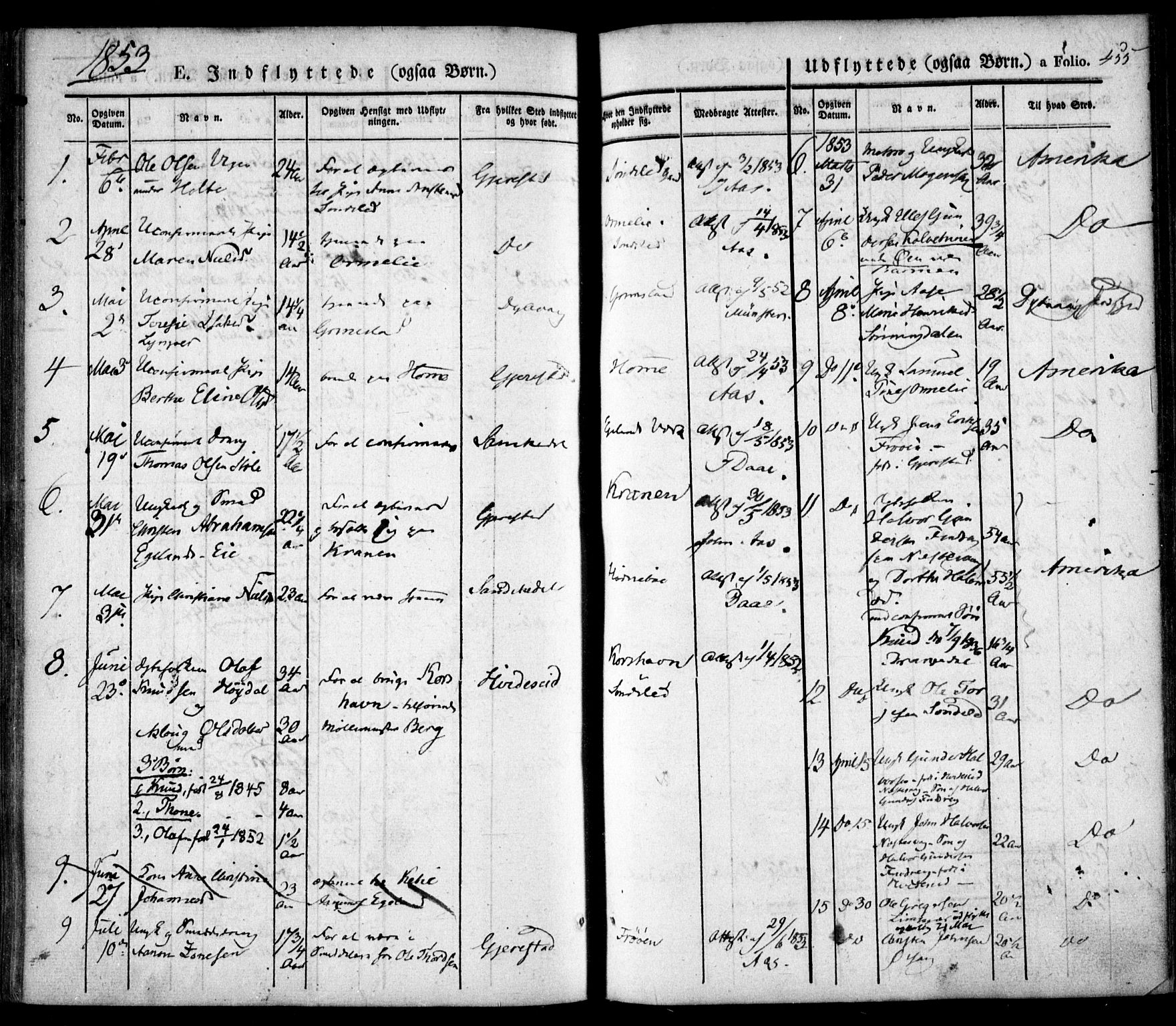 Søndeled sokneprestkontor, AV/SAK-1111-0038/F/Fa/L0002: Parish register (official) no. A 2, 1839-1860, p. 455