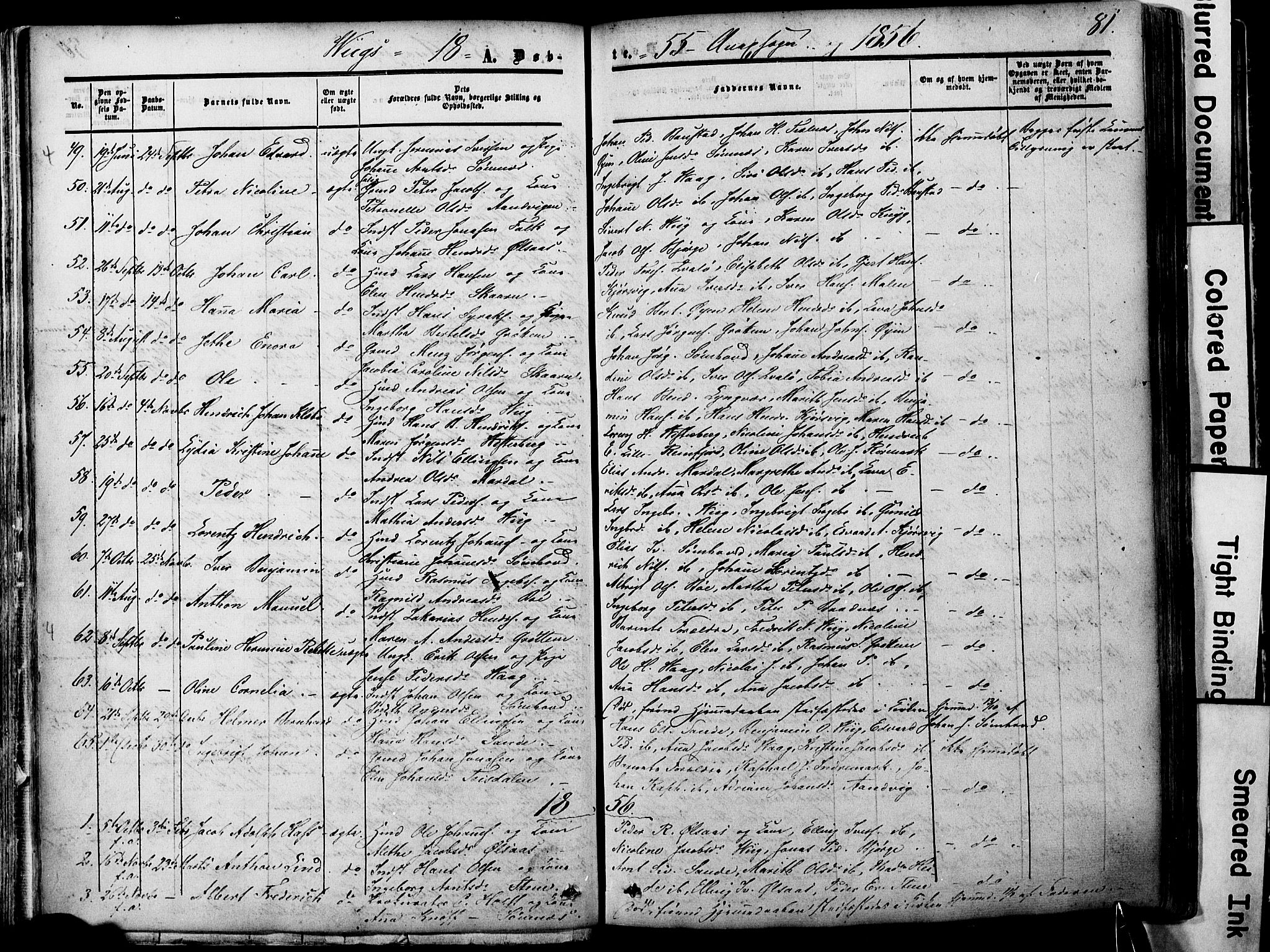 Ministerialprotokoller, klokkerbøker og fødselsregistre - Nordland, AV/SAT-A-1459/812/L0176: Parish register (official) no. 812A05, 1834-1874, p. 81