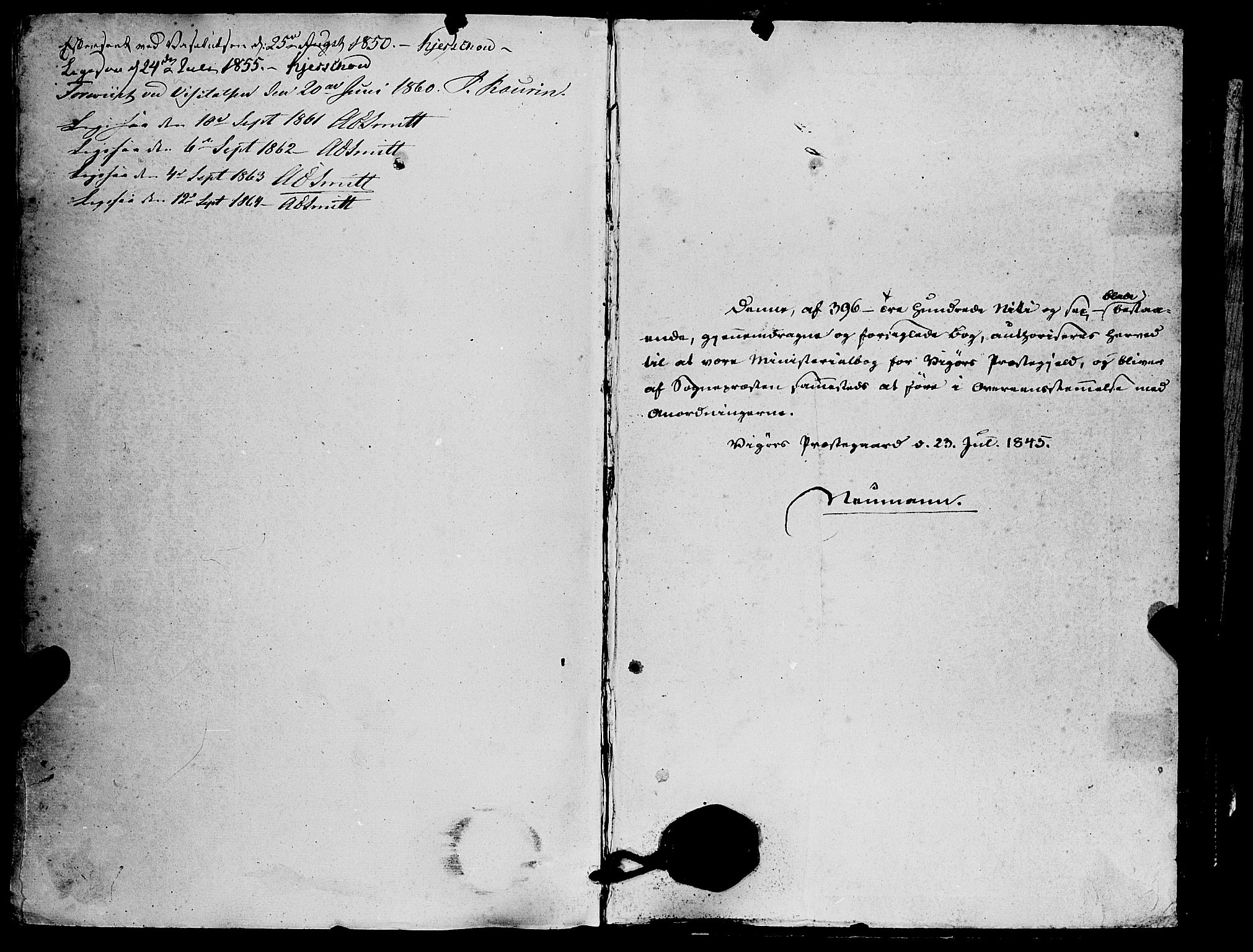 Kvam sokneprestembete, SAB/A-76201/H/Haa: Parish register (official) no. A 8, 1844-1863, p. 396