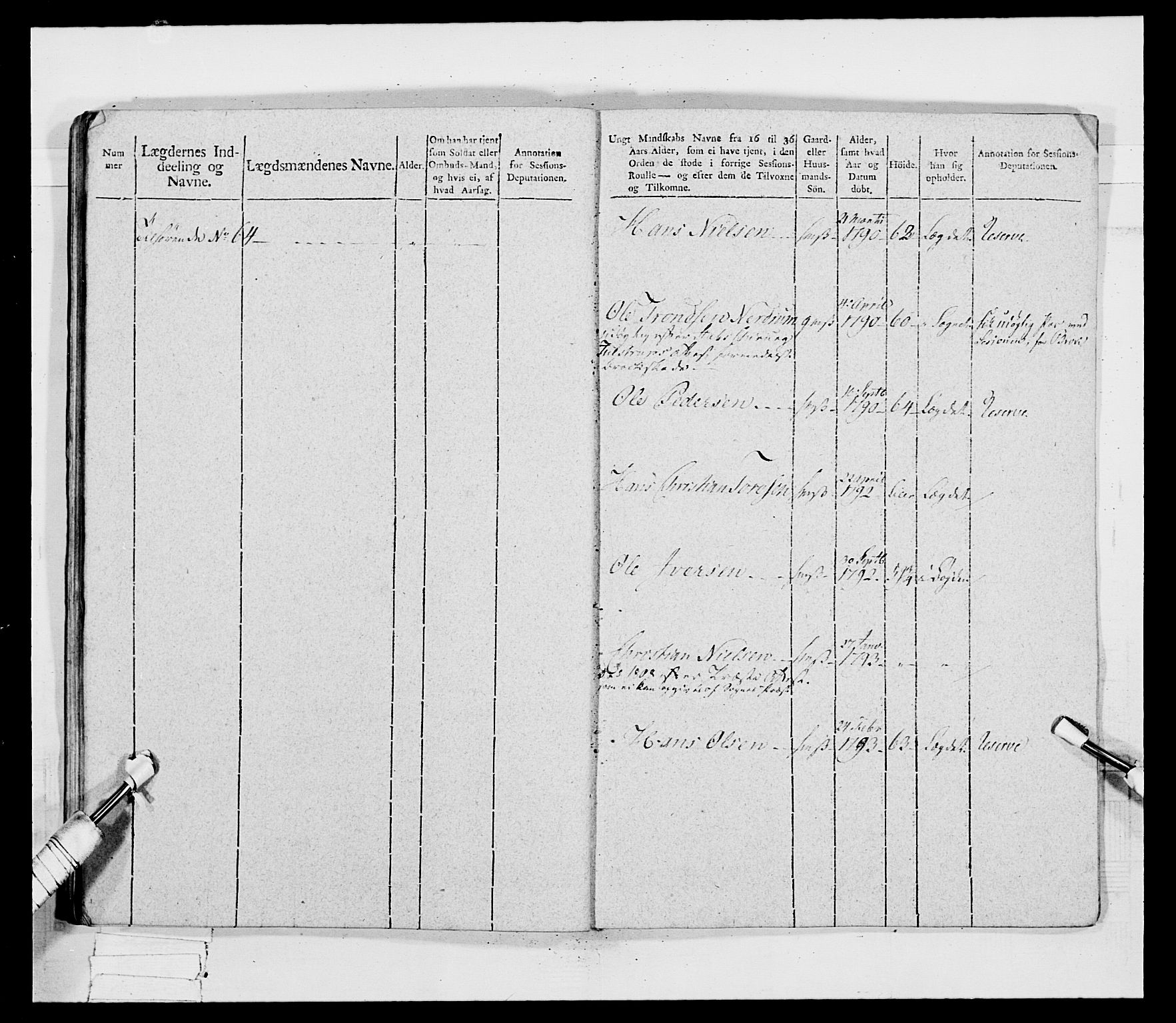 Generalitets- og kommissariatskollegiet, Det kongelige norske kommissariatskollegium, AV/RA-EA-5420/E/Eh/L0033: Nordafjelske gevorbne infanteriregiment, 1810, p. 34