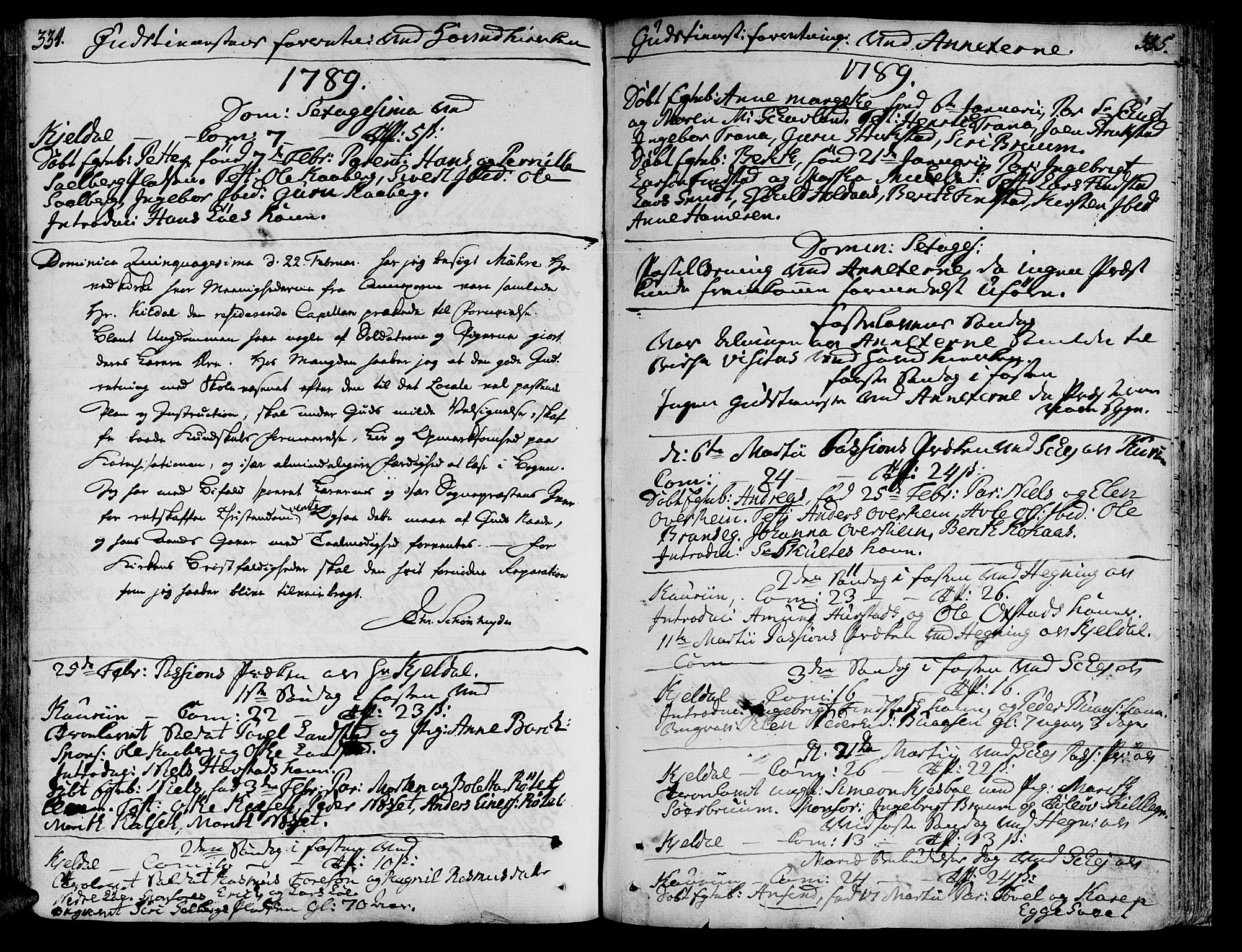Ministerialprotokoller, klokkerbøker og fødselsregistre - Nord-Trøndelag, SAT/A-1458/735/L0331: Parish register (official) no. 735A02, 1762-1794, p. 334-335