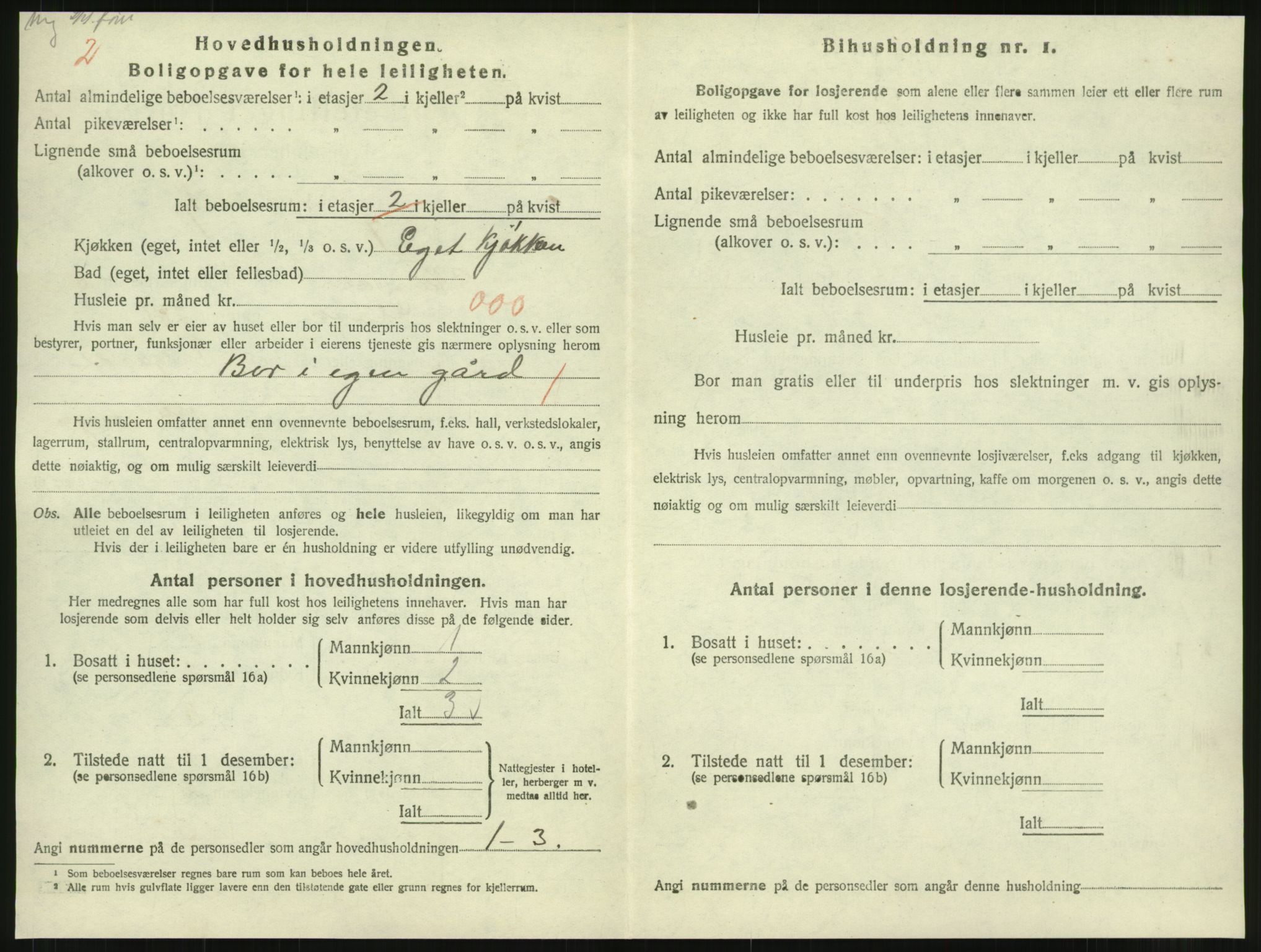 SAT, 1920 census for Namsos, 1920, p. 1790