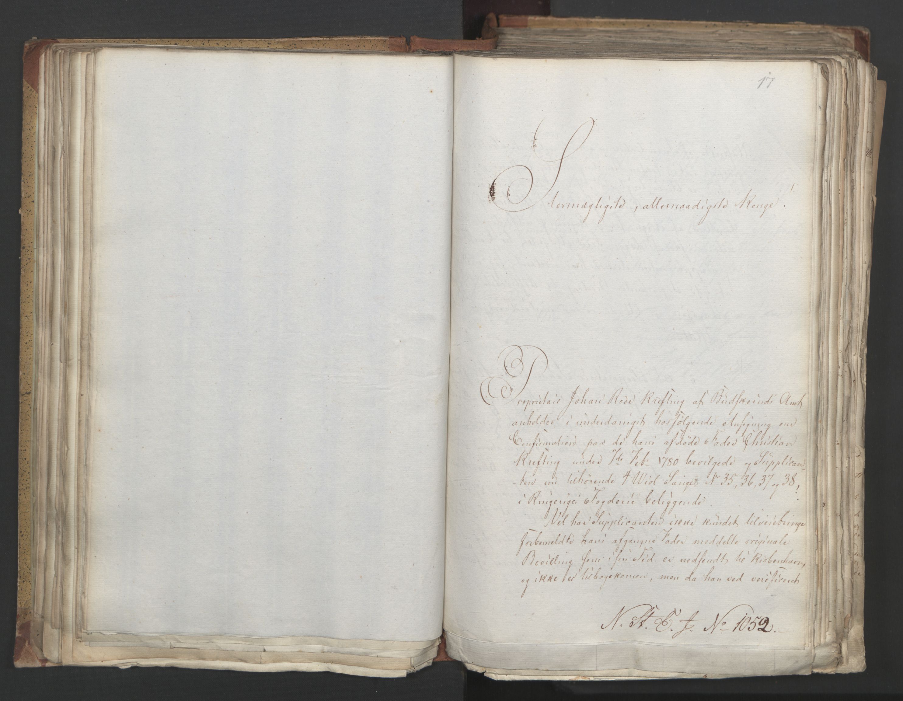 Statsrådsavdelingen i Stockholm, AV/RA-S-1003/D/Da/L0005: Regjeringsinnstillinger nr. 1000-1246, 1816, p. 112