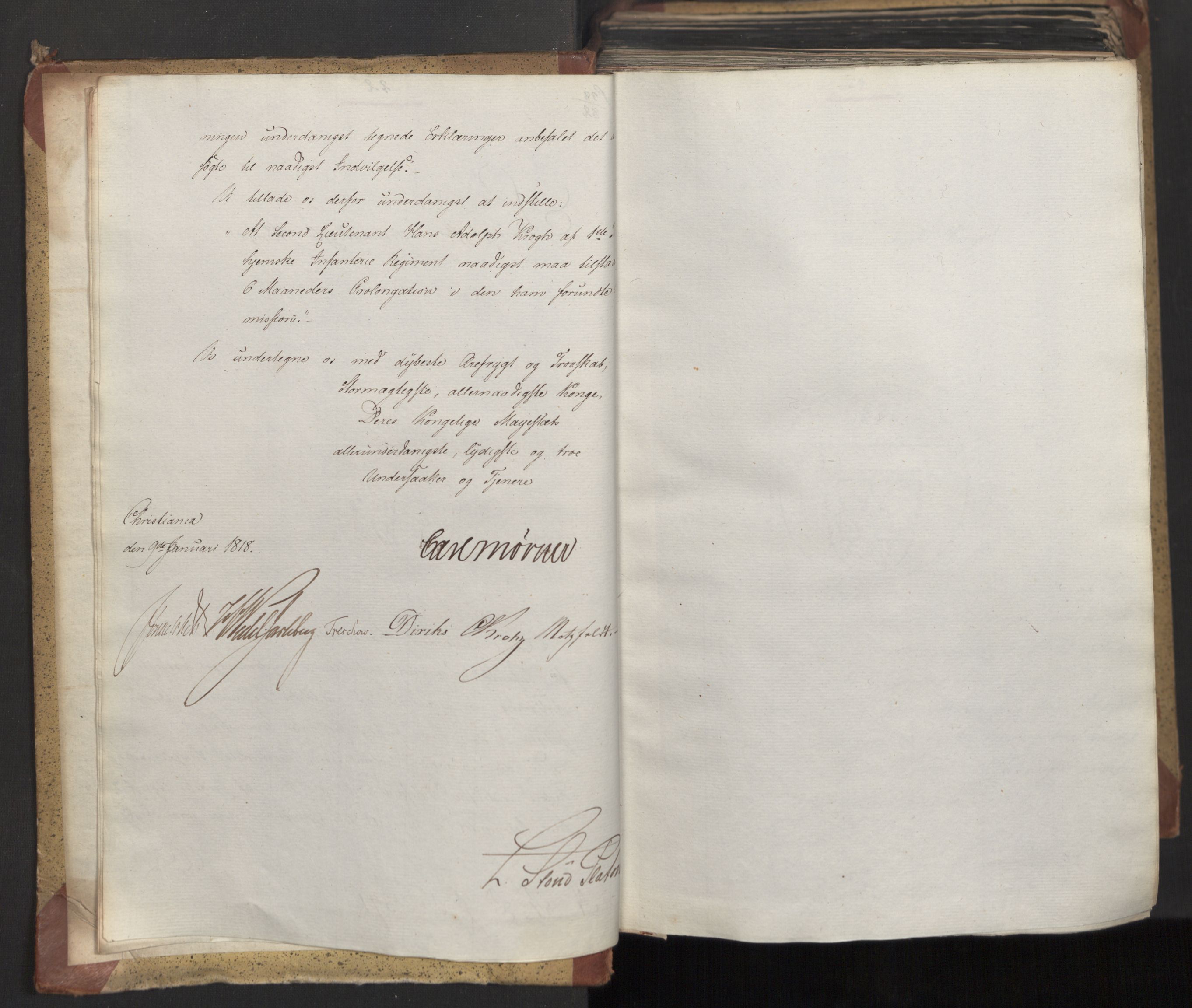 Statsrådsavdelingen i Stockholm, RA/S-1003/D/Da/L0012: Regjeringsinnstillinger nr. 2587-2760, 1818, p. 11