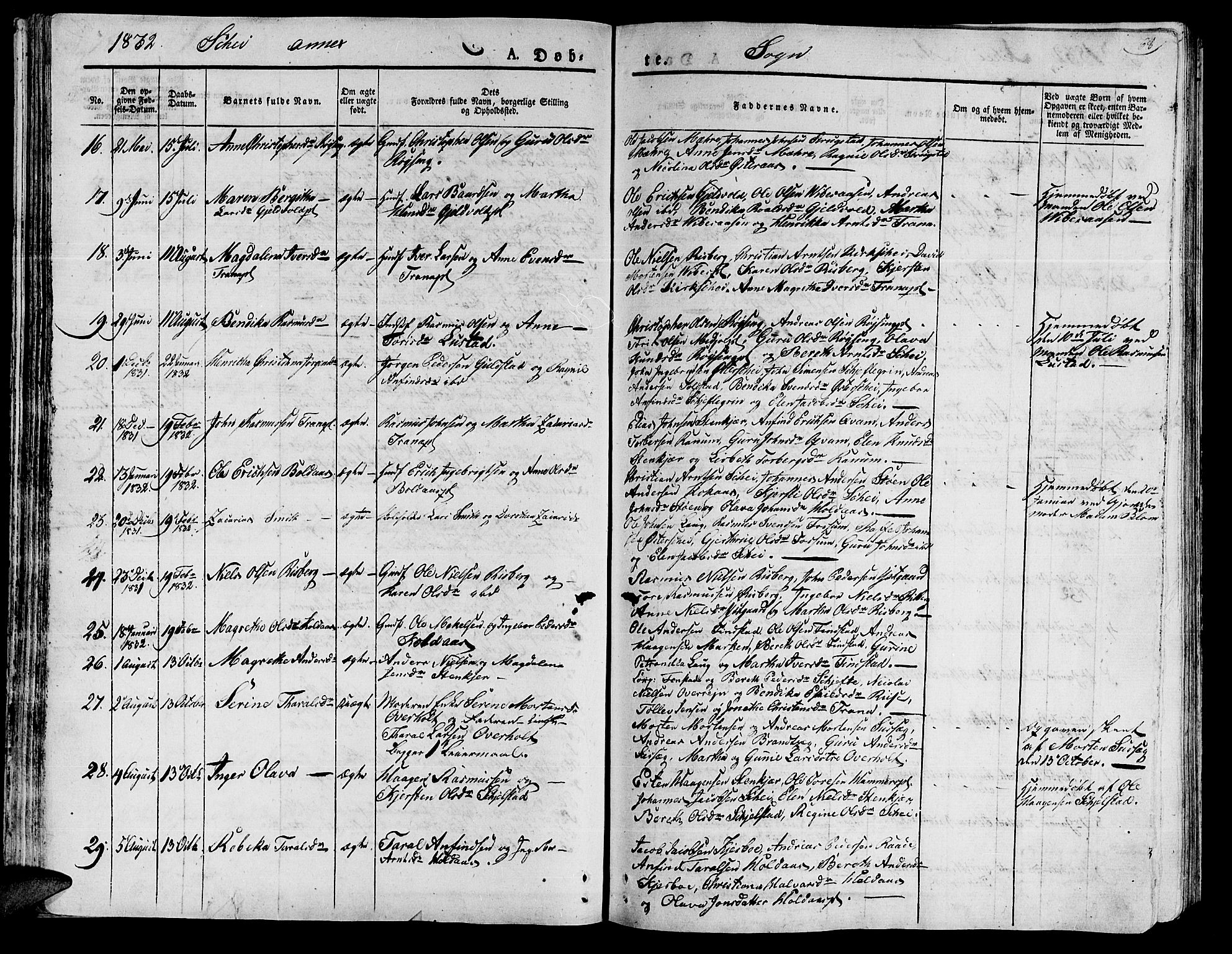 Ministerialprotokoller, klokkerbøker og fødselsregistre - Nord-Trøndelag, SAT/A-1458/735/L0336: Parish register (official) no. 735A05 /2, 1825-1835, p. 68