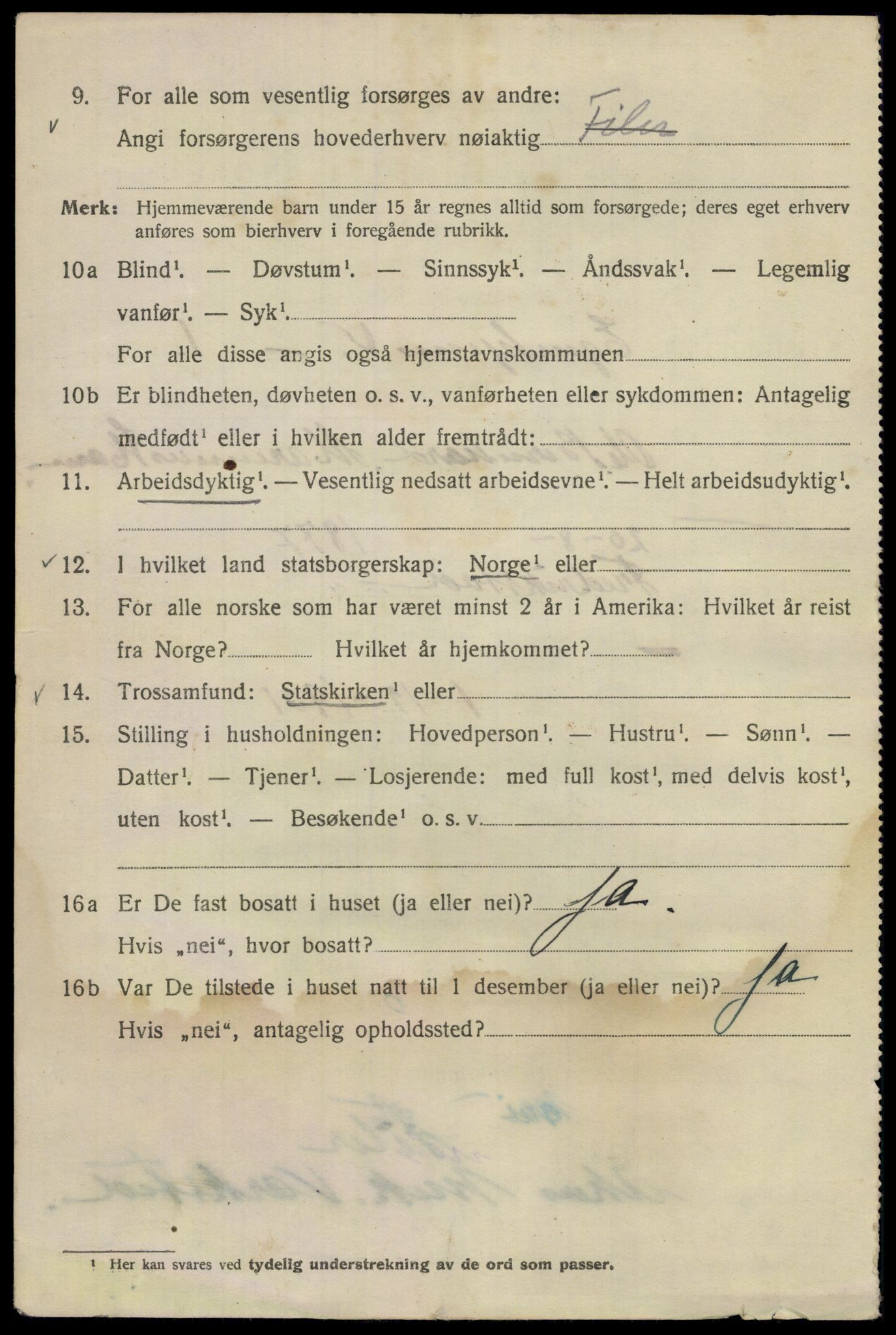 SAO, 1920 census for Kristiania, 1920, p. 209856