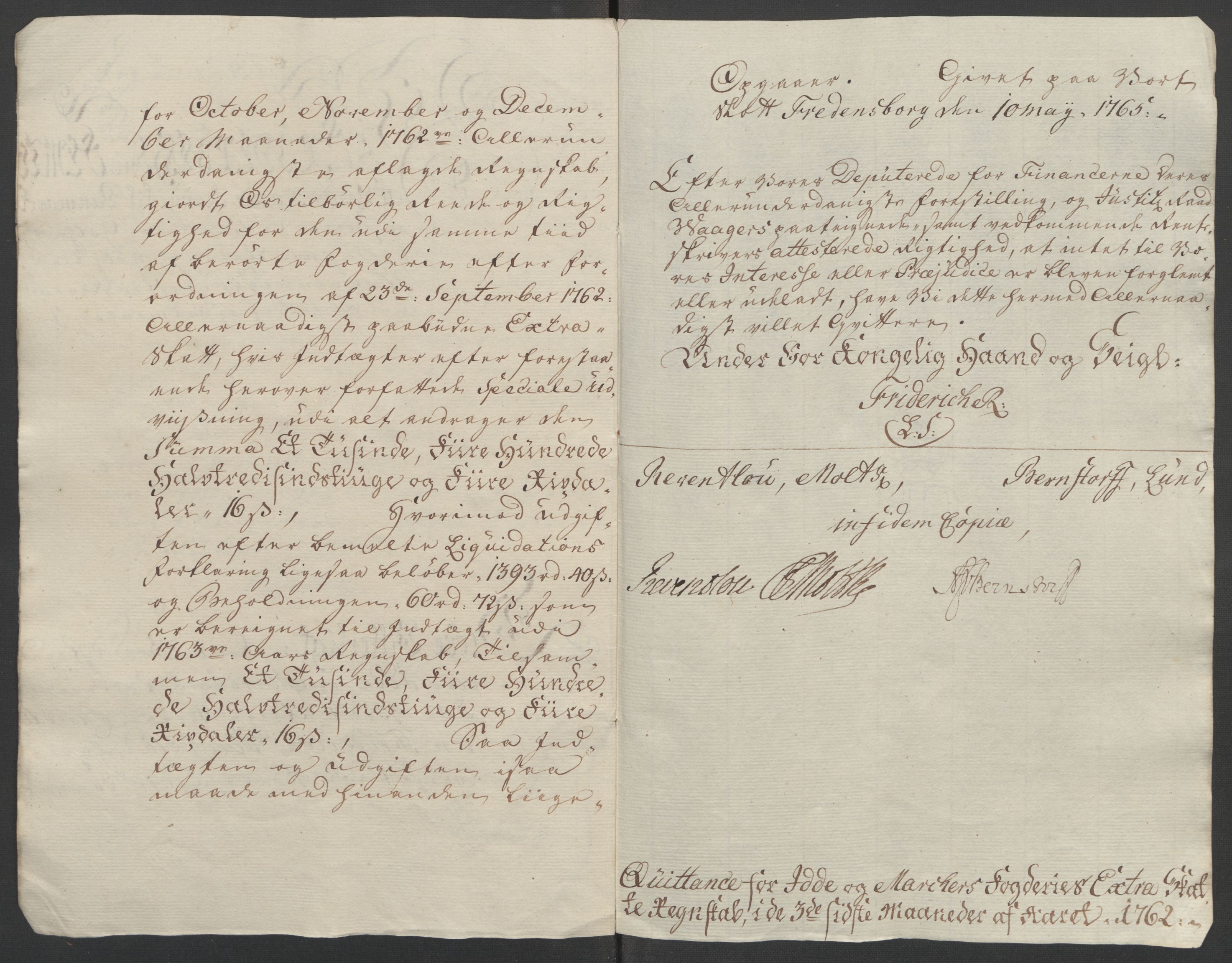 Rentekammeret inntil 1814, Reviderte regnskaper, Fogderegnskap, RA/EA-4092/R01/L0097: Ekstraskatten Idd og Marker, 1756-1767, p. 11