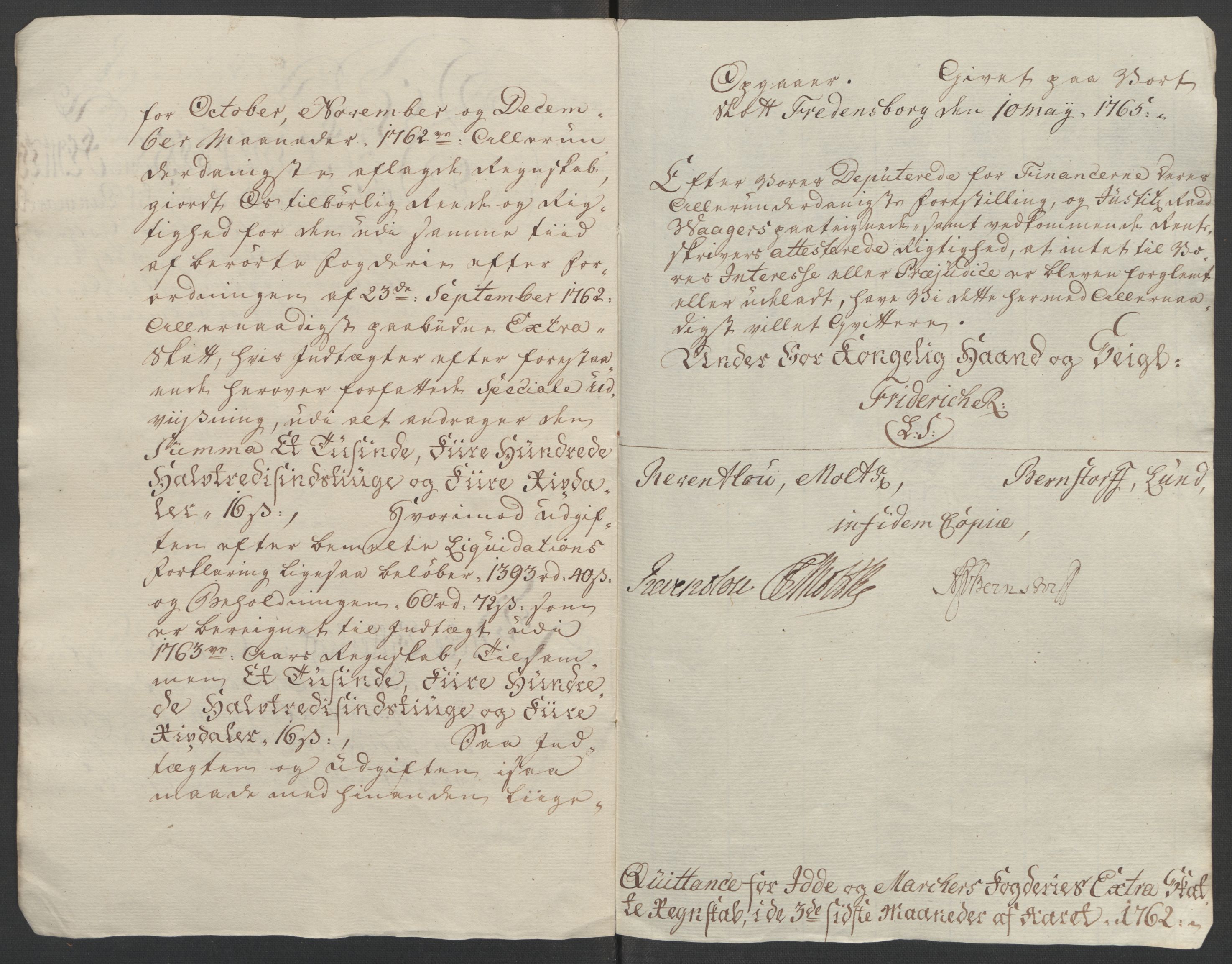 Rentekammeret inntil 1814, Reviderte regnskaper, Fogderegnskap, AV/RA-EA-4092/R01/L0097: Ekstraskatten Idd og Marker, 1756-1767, p. 11
