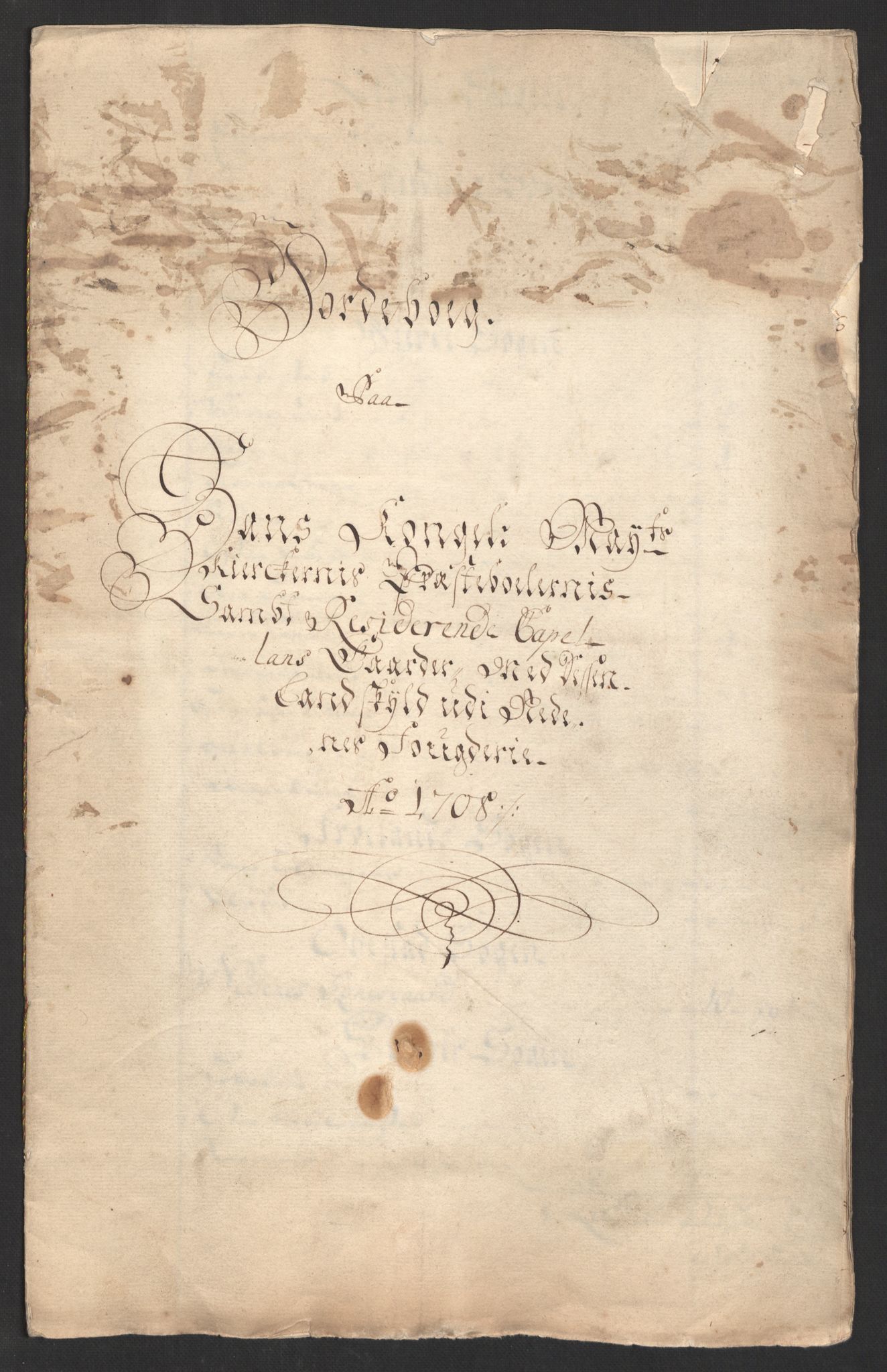 Rentekammeret inntil 1814, Reviderte regnskaper, Fogderegnskap, AV/RA-EA-4092/R39/L2318: Fogderegnskap Nedenes, 1706-1709, p. 251