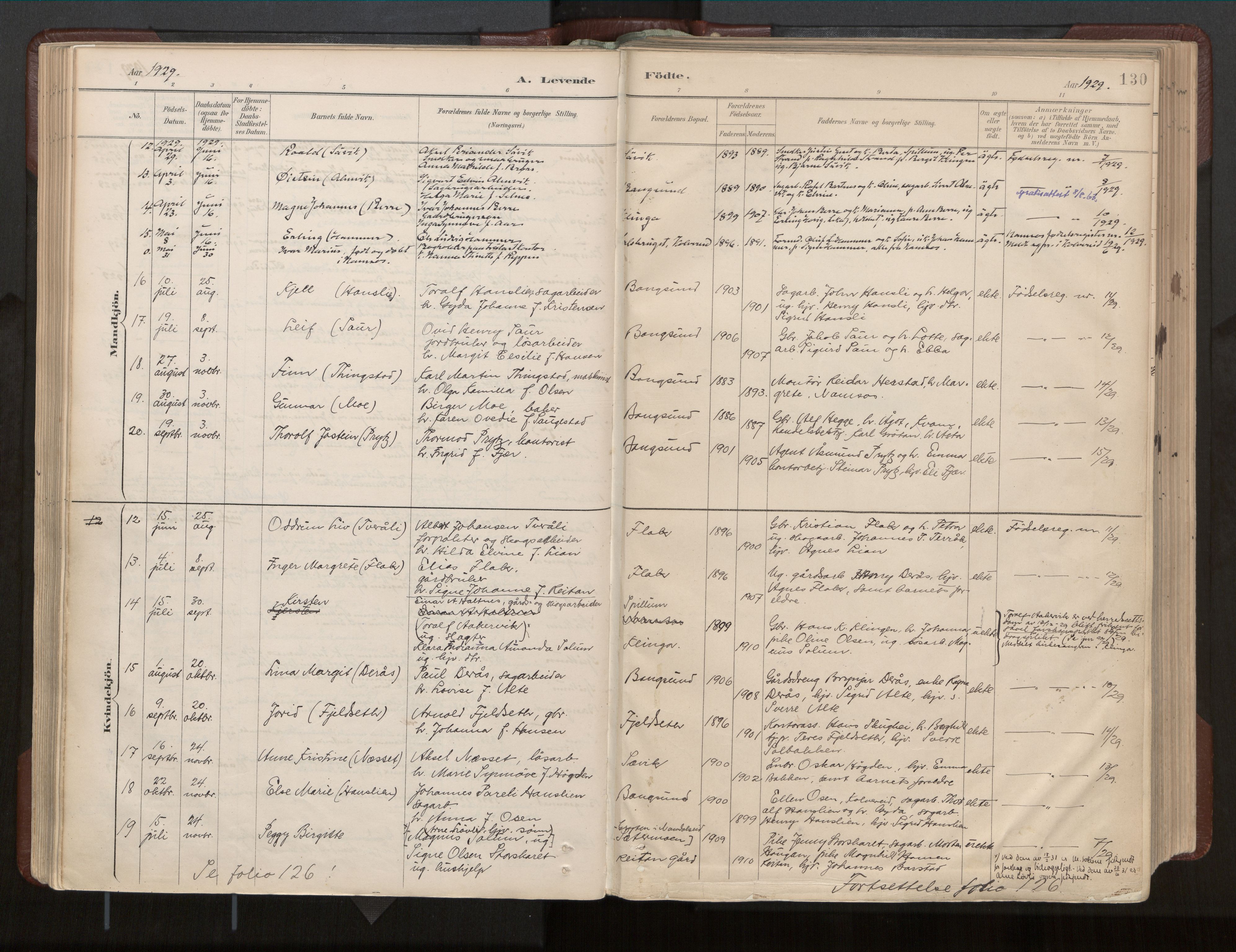 Ministerialprotokoller, klokkerbøker og fødselsregistre - Nord-Trøndelag, SAT/A-1458/770/L0589: Parish register (official) no. 770A03, 1887-1929, p. 130