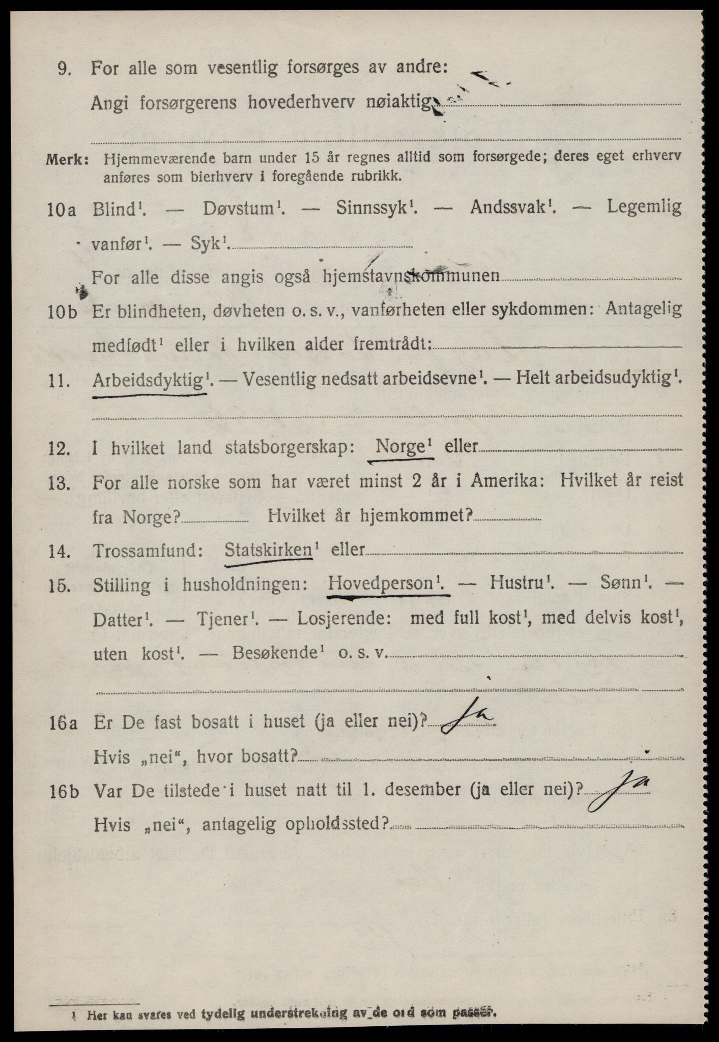 SAT, 1920 census for Giske, 1920, p. 2661