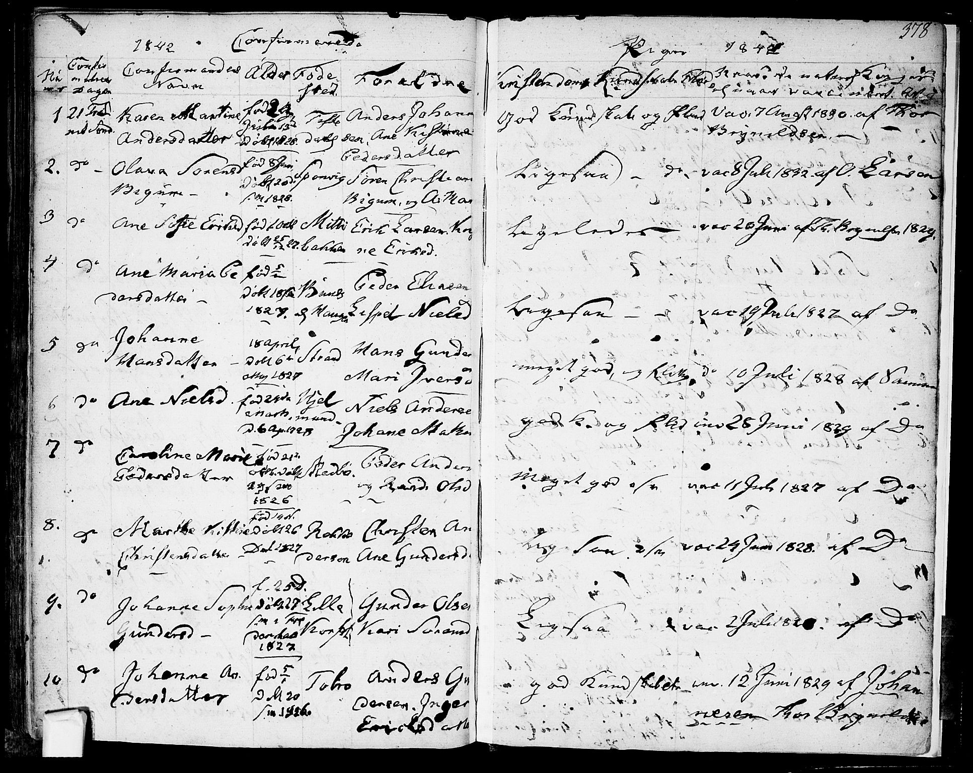 Berg prestekontor Kirkebøker, AV/SAO-A-10902/F/Fa/L0003: Parish register (official) no. I 3, 1832-1842, p. 378