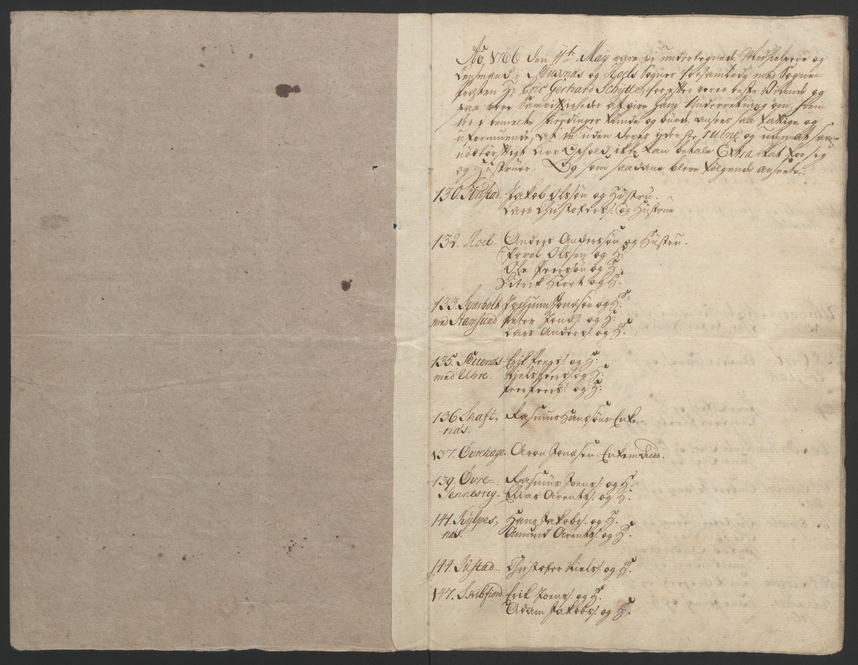 Rentekammeret inntil 1814, Reviderte regnskaper, Fogderegnskap, RA/EA-4092/R67/L4747: Ekstraskatten Vesterålen, Andenes og Lofoten, 1762-1766, p. 481