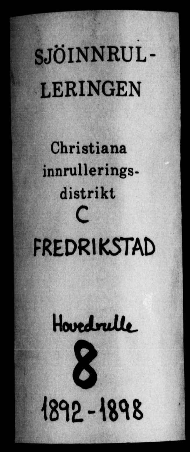 Fredrikstad mønstringskontor, SAO/A-10569b/F/Fc/Fcb/L0014: Hovedrulle, 1892-1898, p. 1