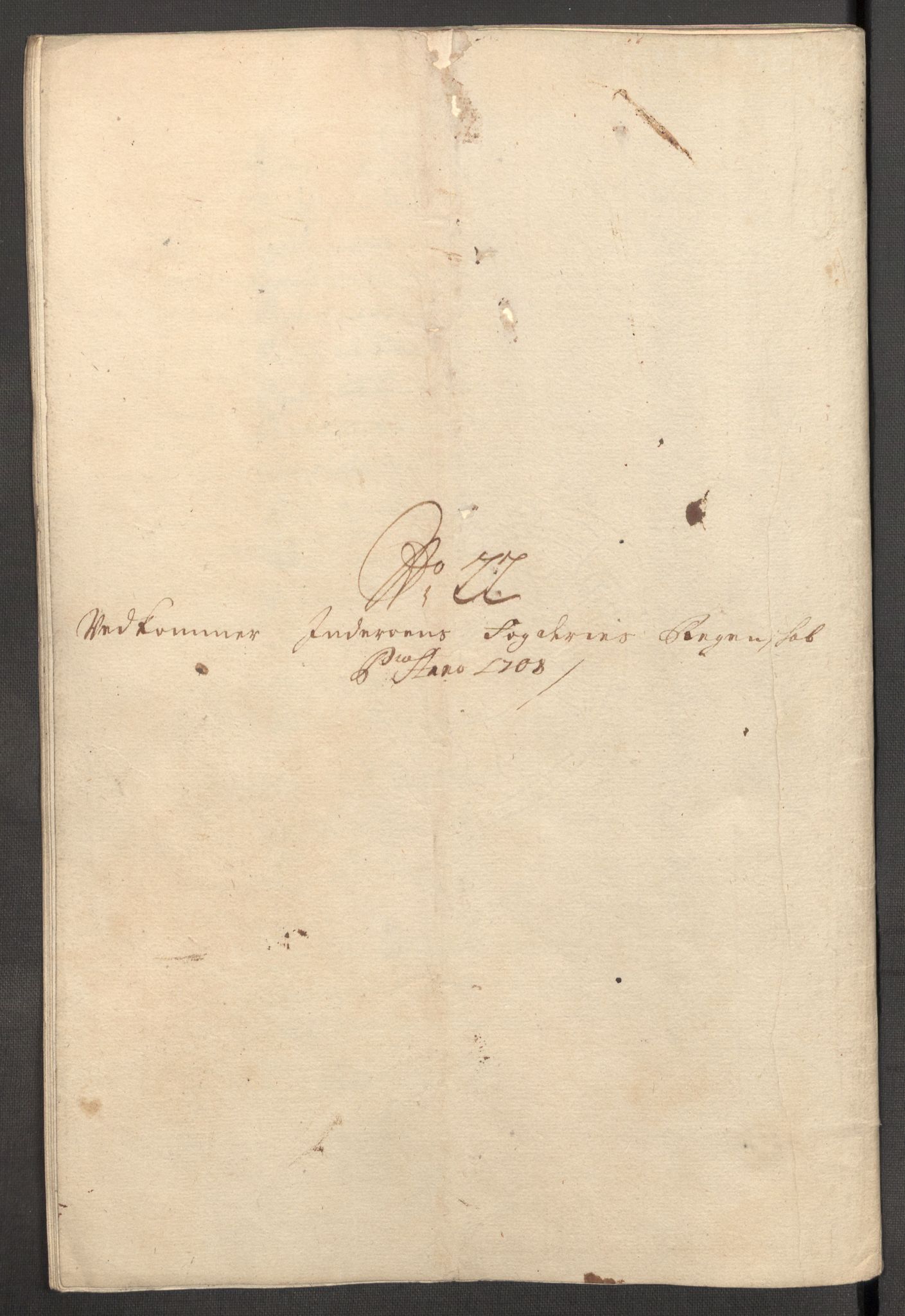 Rentekammeret inntil 1814, Reviderte regnskaper, Fogderegnskap, RA/EA-4092/R63/L4316: Fogderegnskap Inderøy, 1708, p. 227