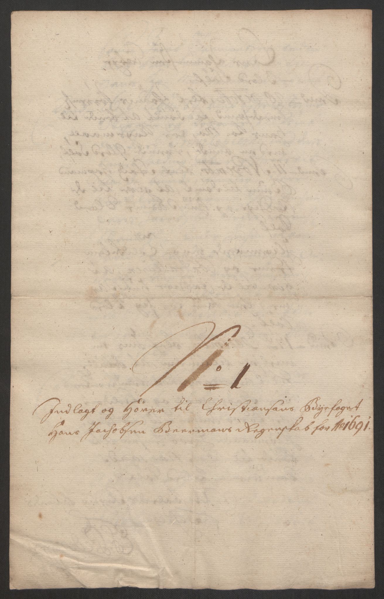 Rentekammeret inntil 1814, Reviderte regnskaper, Byregnskaper, RA/EA-4066/R/Rm/L0285: [M18] Sikt og sakefall, 1681-1718, p. 158