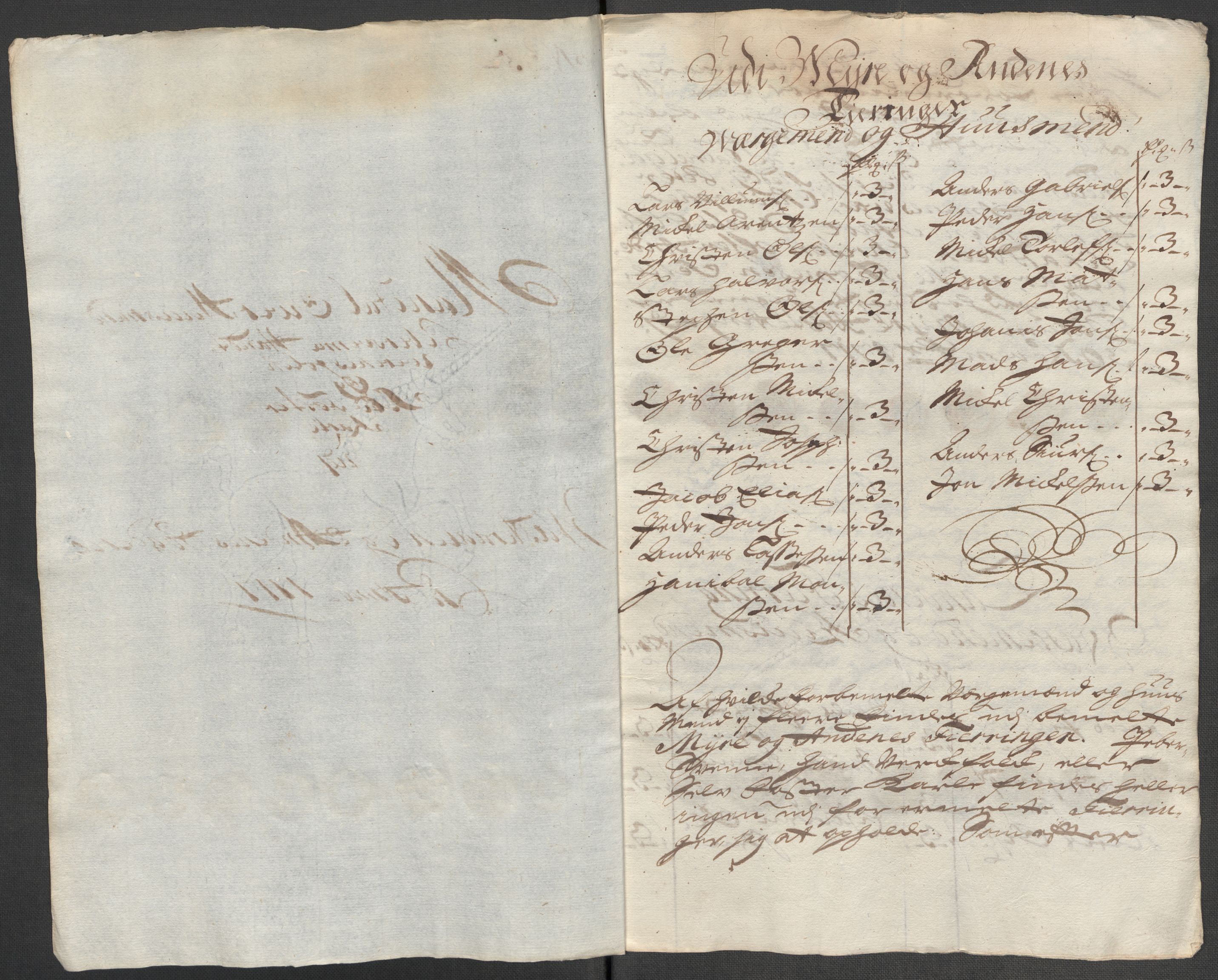 Rentekammeret inntil 1814, Reviderte regnskaper, Fogderegnskap, AV/RA-EA-4092/R67/L4683: Fogderegnskap Vesterålen, Andenes og Lofoten, 1717, p. 73