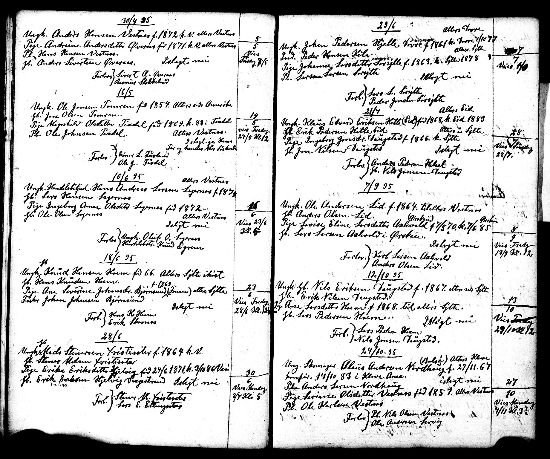 Ministerialprotokoller, klokkerbøker og fødselsregistre - Møre og Romsdal, AV/SAT-A-1454/547/L0609: Curate's parish register no. 547B01, 1829-1898