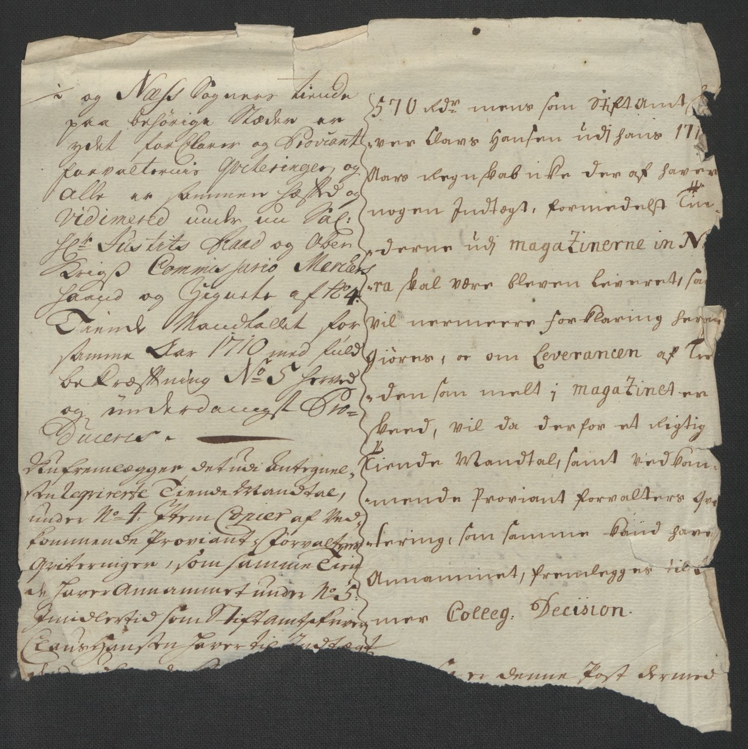 Rentekammeret inntil 1814, Reviderte regnskaper, Fogderegnskap, AV/RA-EA-4092/R12/L0720: Fogderegnskap Øvre Romerike, 1710-1711, p. 158