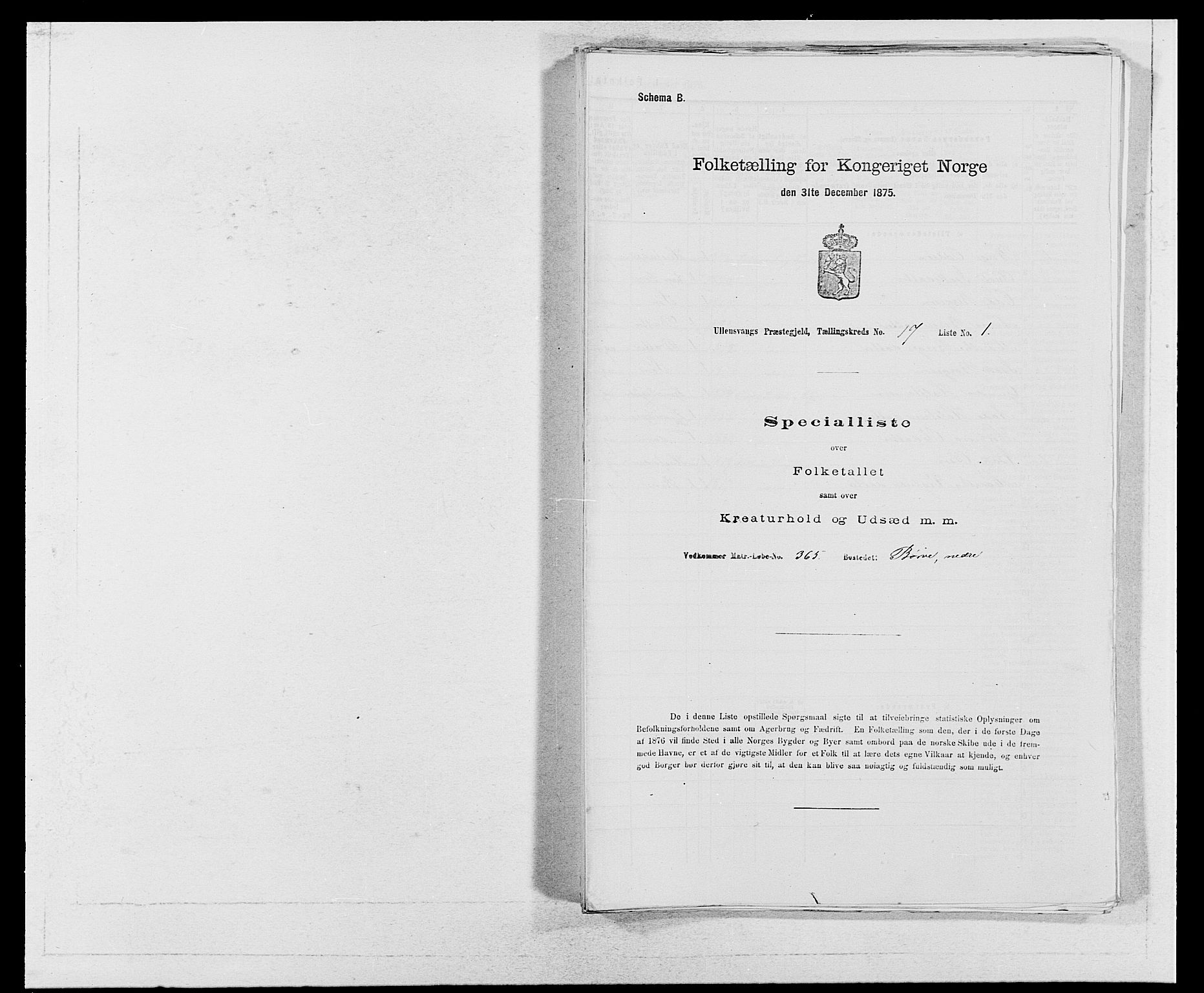 SAB, 1875 census for 1230P Ullensvang, 1875, p. 1747