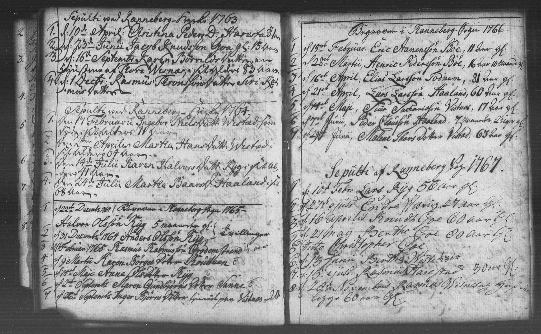 Domkirken sokneprestkontor, AV/SAST-A-101812/001/30/30BB/L0005: Parish register (copy) no. B 5 /2, 1760-1781