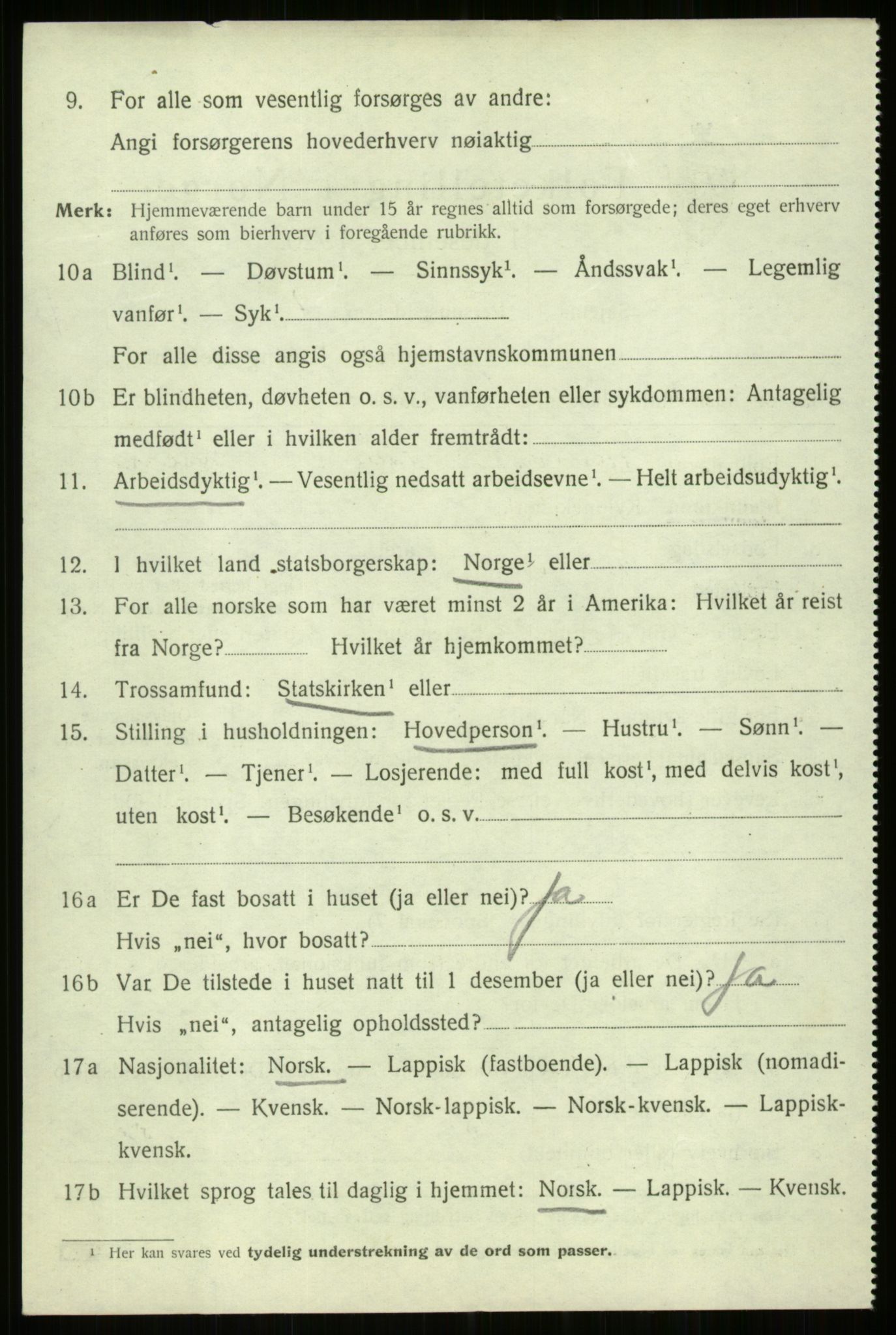 SATØ, 1920 census for Trondenes, 1920, p. 22178