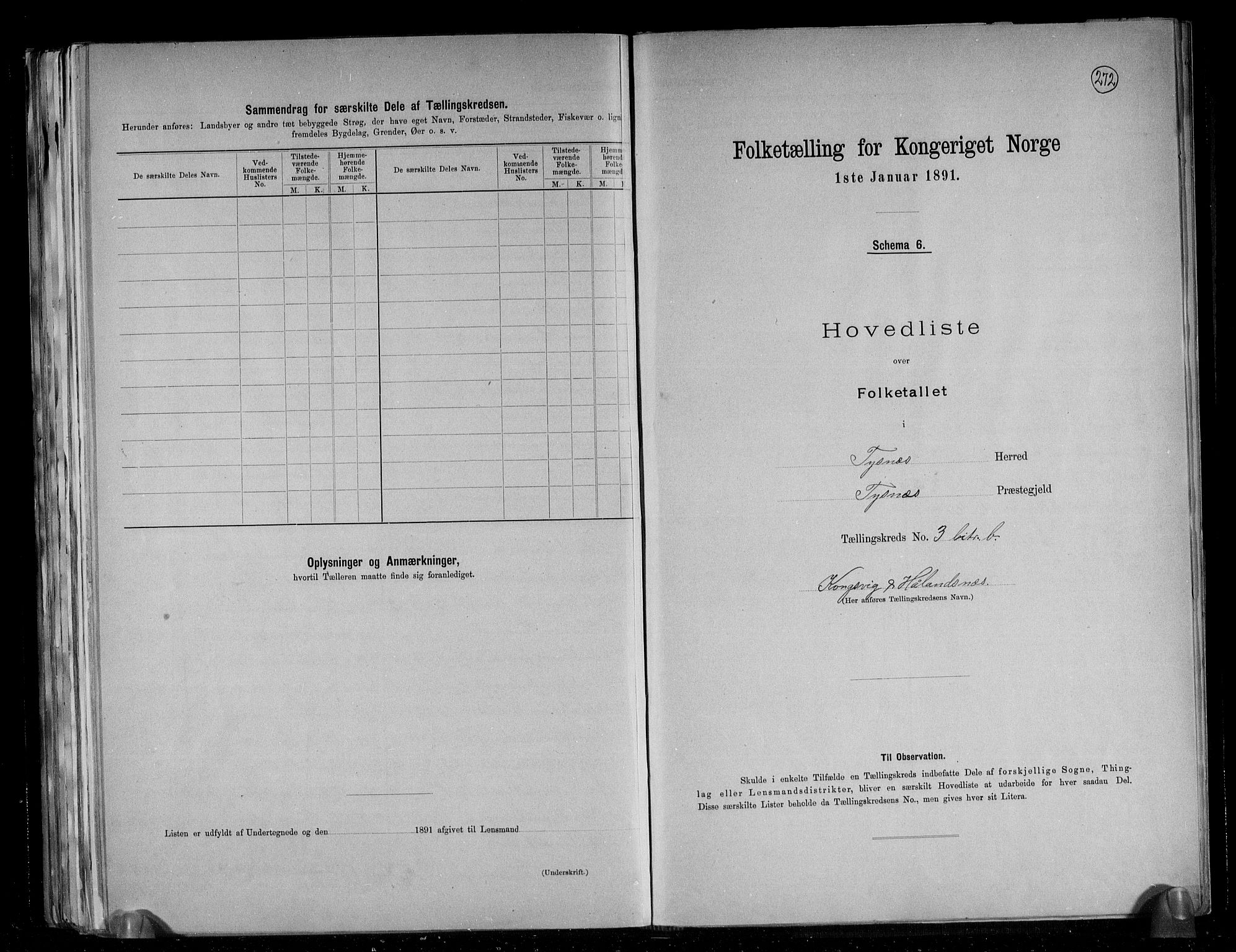 RA, 1891 census for 1223 Tysnes, 1891, p. 10