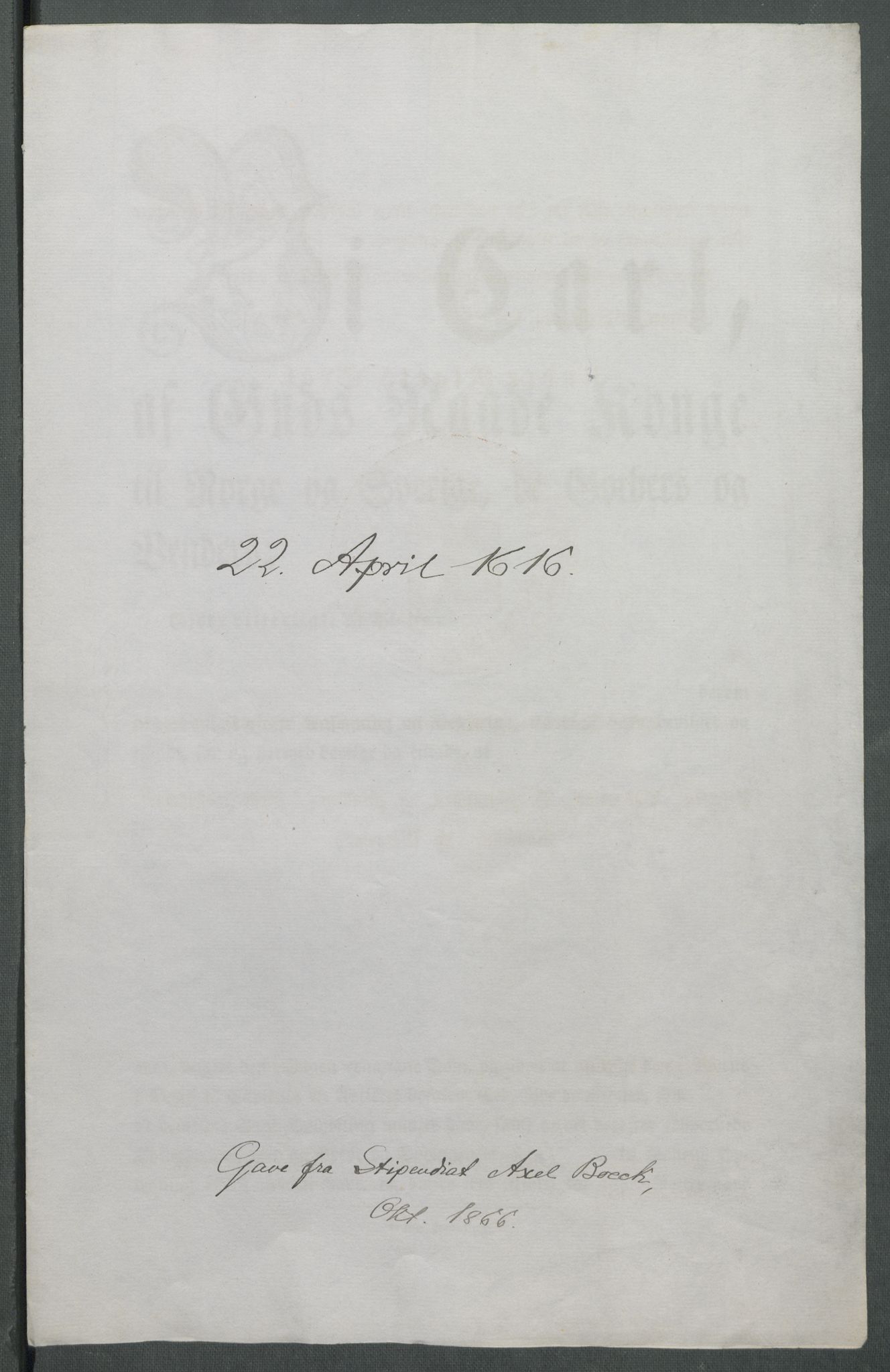 Riksarkivets diplomsamling, AV/RA-EA-5965/F02/L0125: Dokumenter, 1616, p. 16