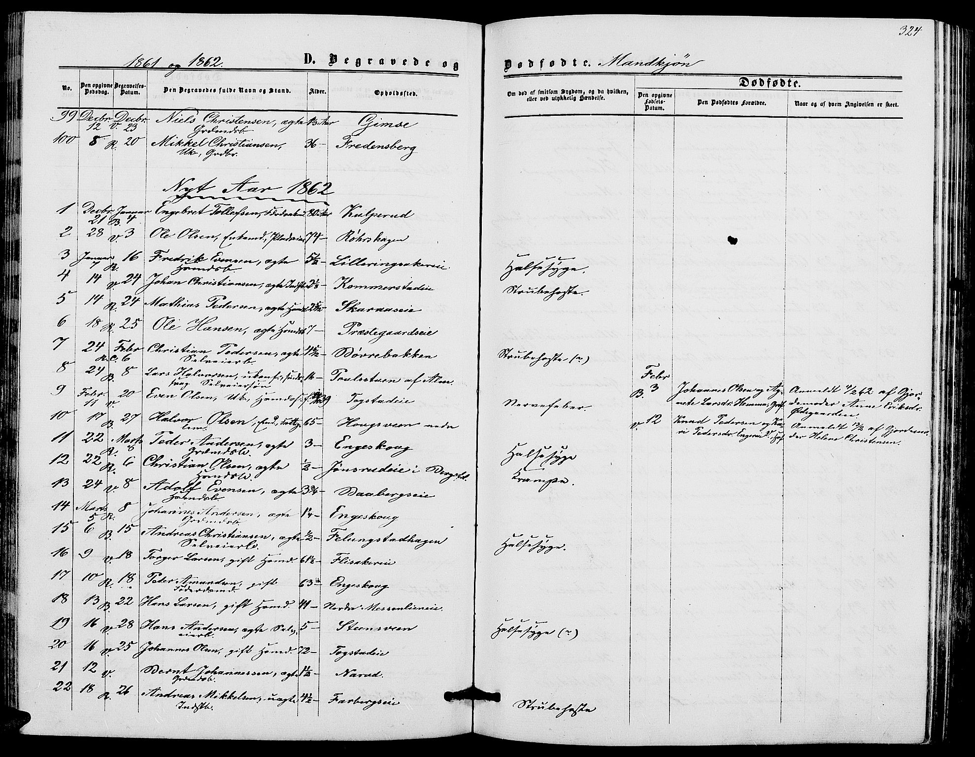 Ringsaker prestekontor, AV/SAH-PREST-014/L/La/L0007: Parish register (copy) no. 7, 1861-1869, p. 324