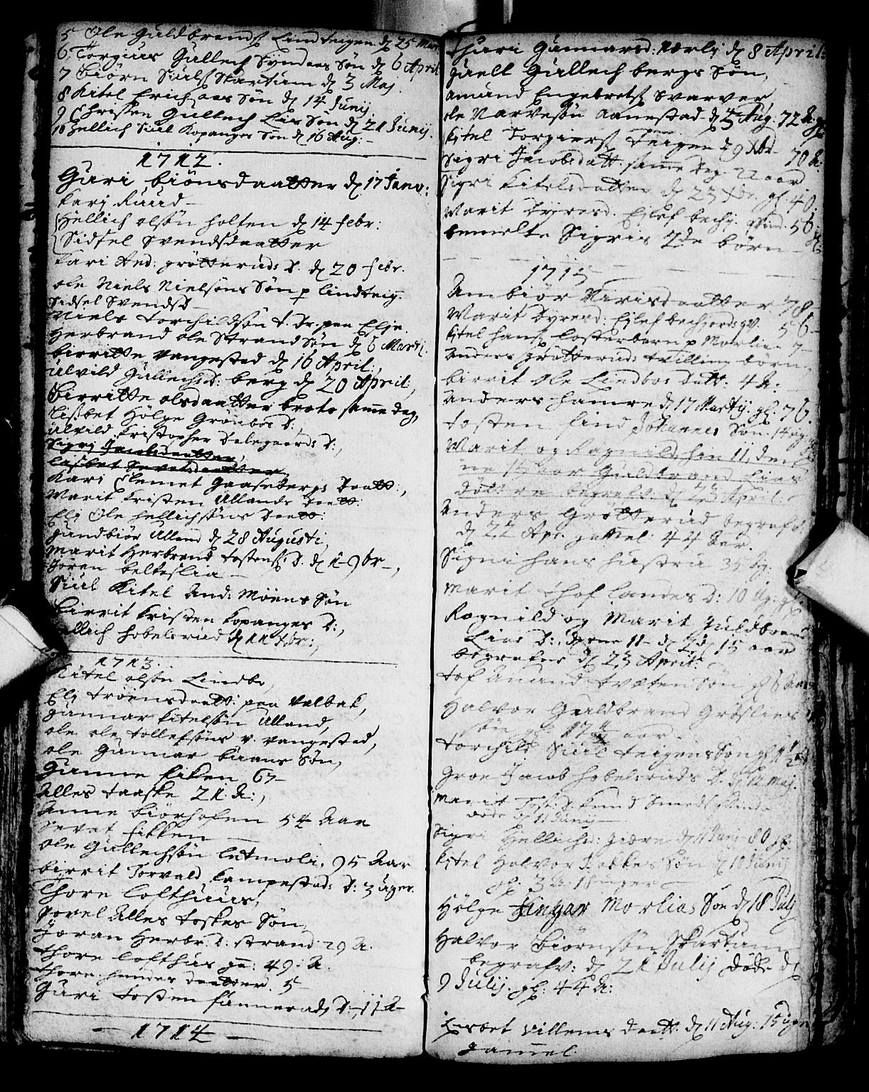 Flesberg kirkebøker, AV/SAKO-A-18/F/Fa/L0001: Parish register (official) no. I 1, 1688-1725