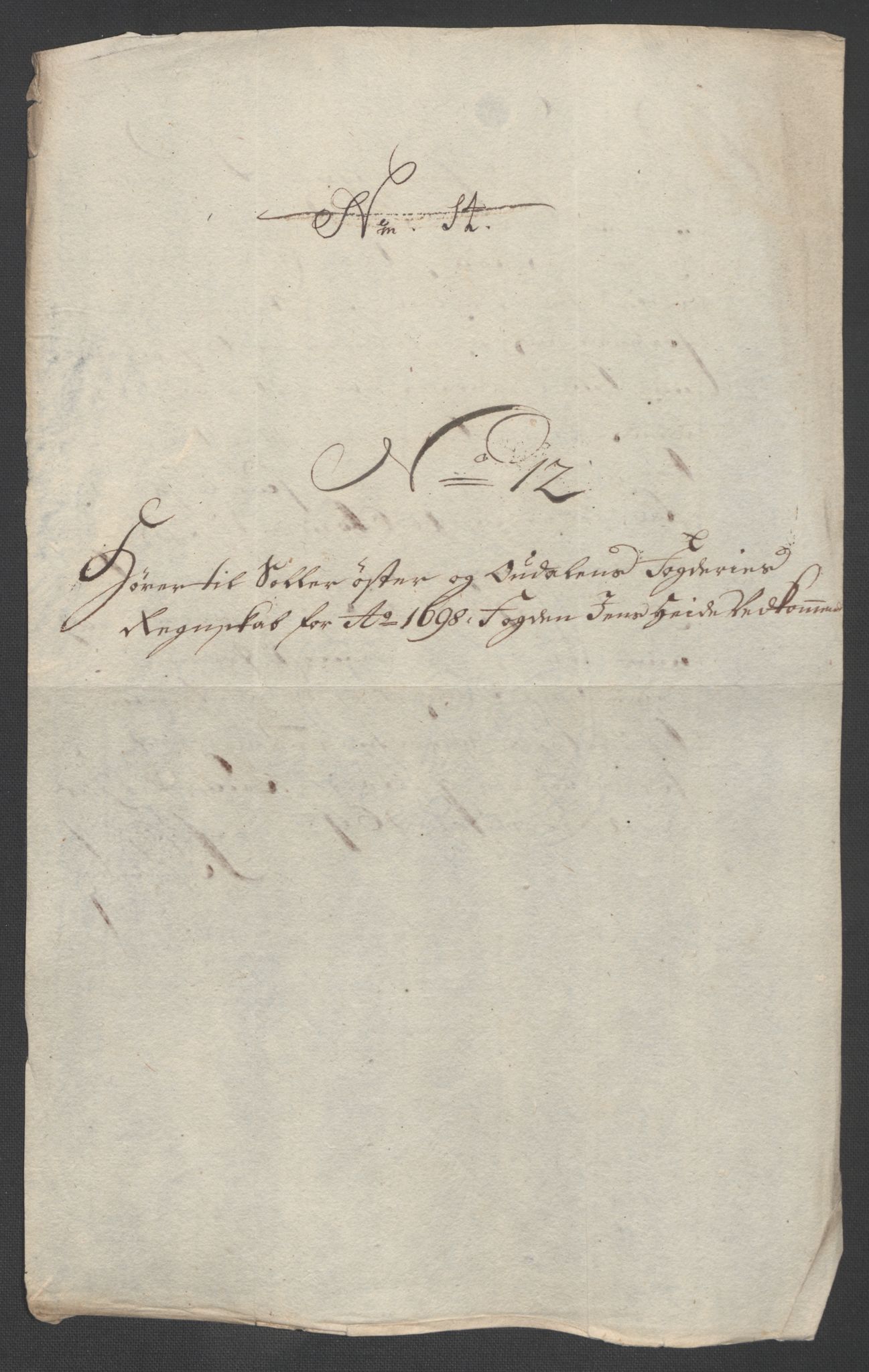 Rentekammeret inntil 1814, Reviderte regnskaper, Fogderegnskap, AV/RA-EA-4092/R13/L0836: Fogderegnskap Solør, Odal og Østerdal, 1698, p. 194