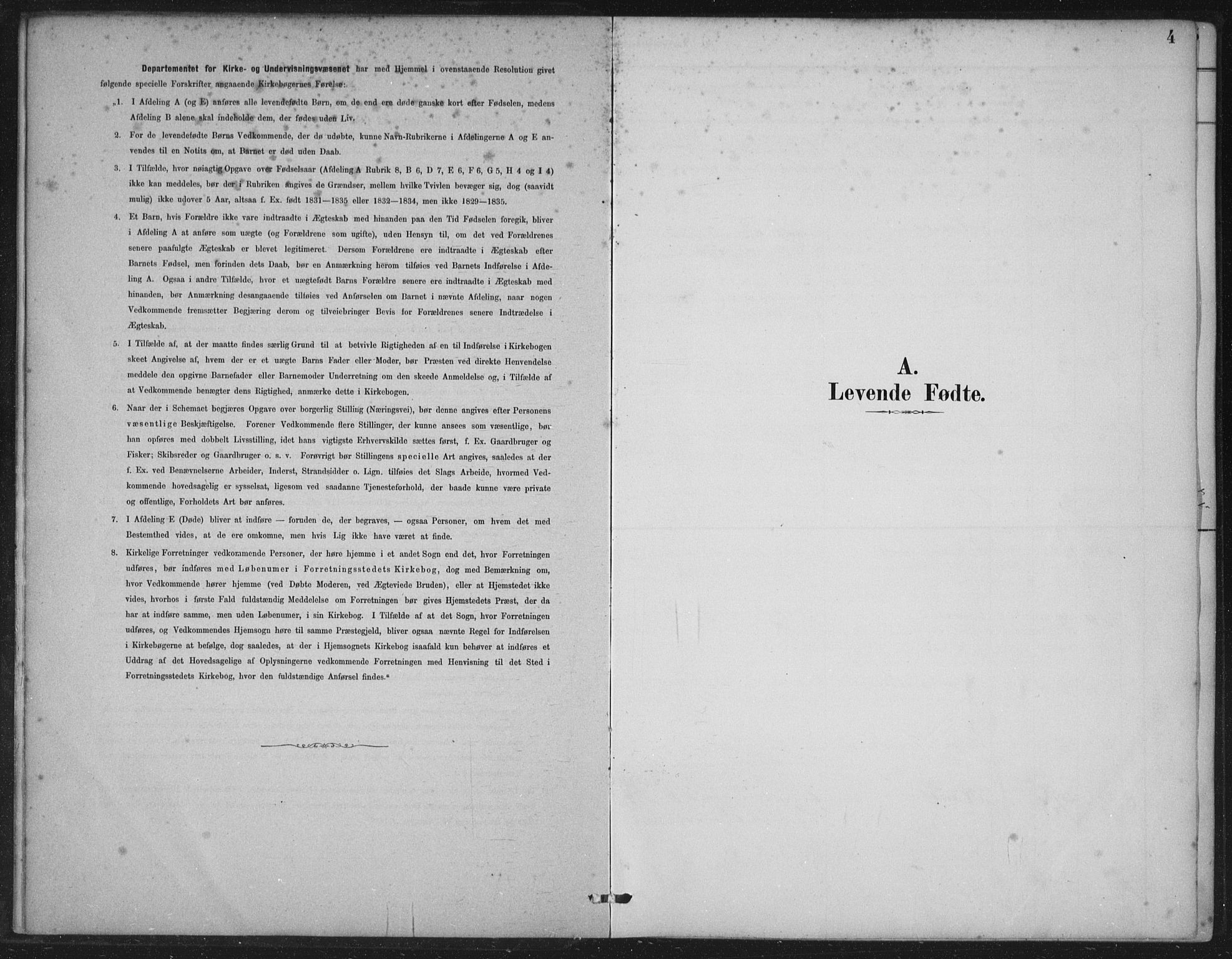 Vikedal sokneprestkontor, SAST/A-101840/01/IV: Parish register (official) no. A 12, 1886-1929, p. 4