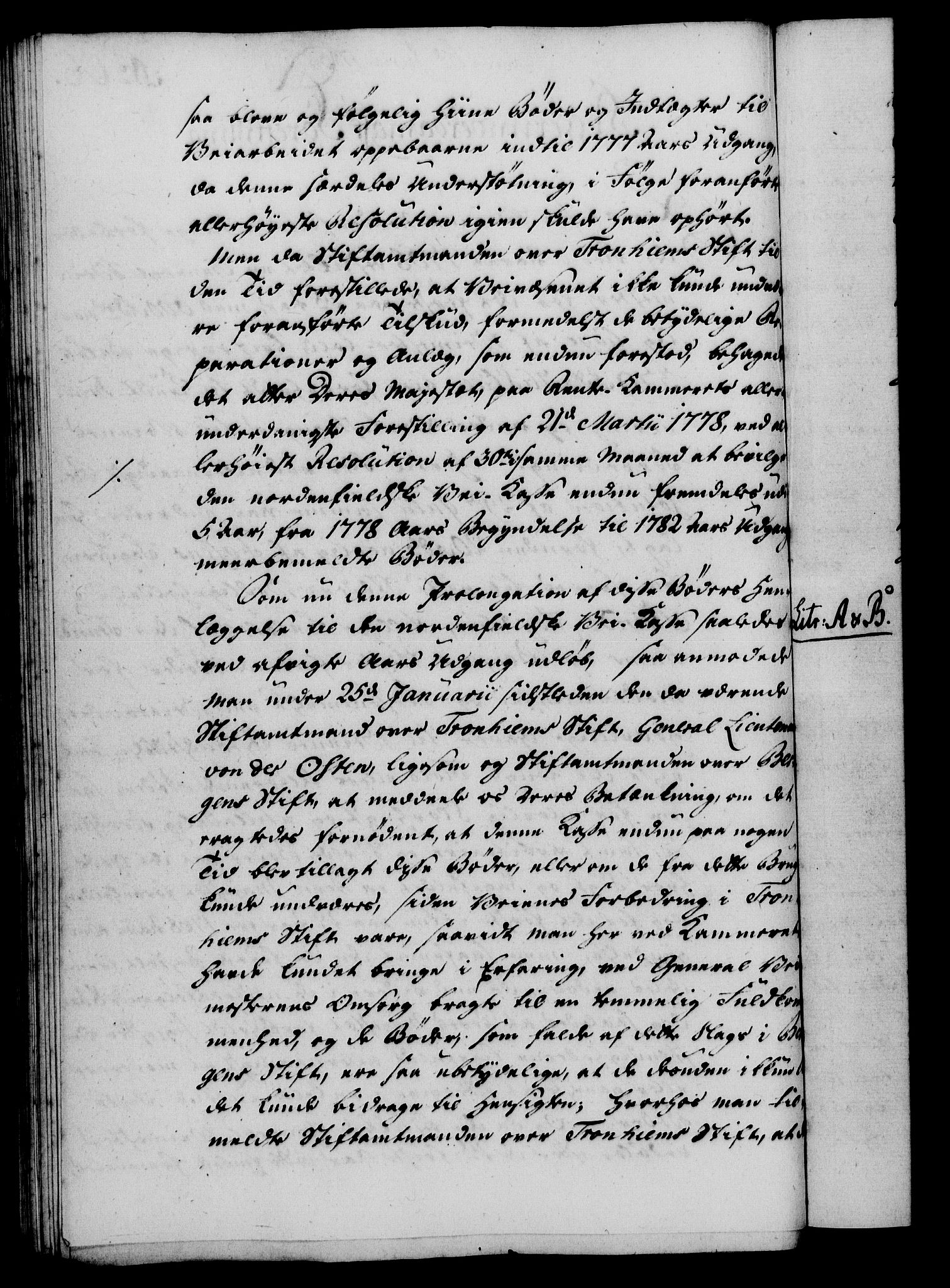 Rentekammeret, Kammerkanselliet, RA/EA-3111/G/Gf/Gfa/L0065: Norsk relasjons- og resolusjonsprotokoll (merket RK 52.65), 1783, p. 497